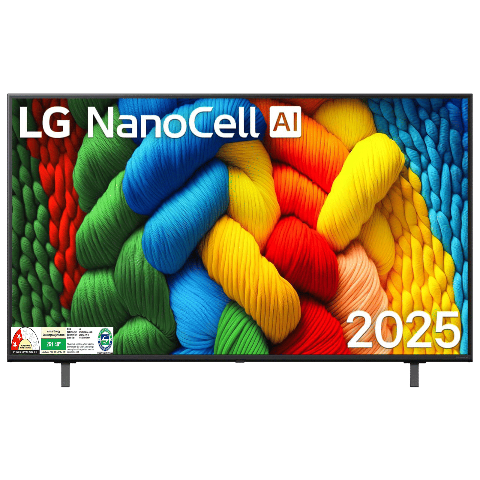 LG NanoCell AI NANO83 165.1 cm (65 inch) 4K Ultra HD Smart WebOS TV with Dolby Atmos (2025 Model)