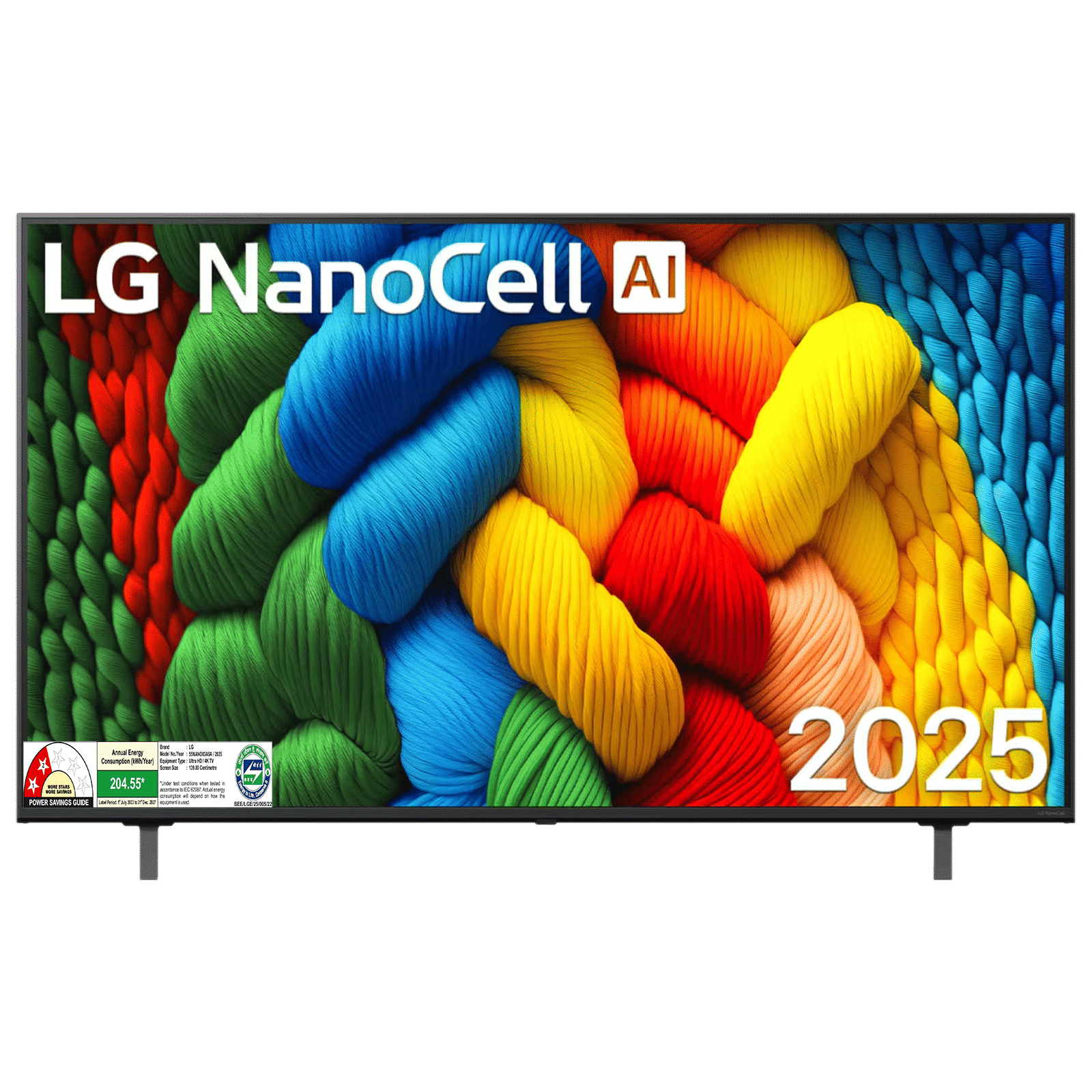 LG NanoCell AI NANO83 140 cm (55 inch) 2 Star 4K Ultra HD Smart WebOS TV with Dolby Atmos (2025 Model)