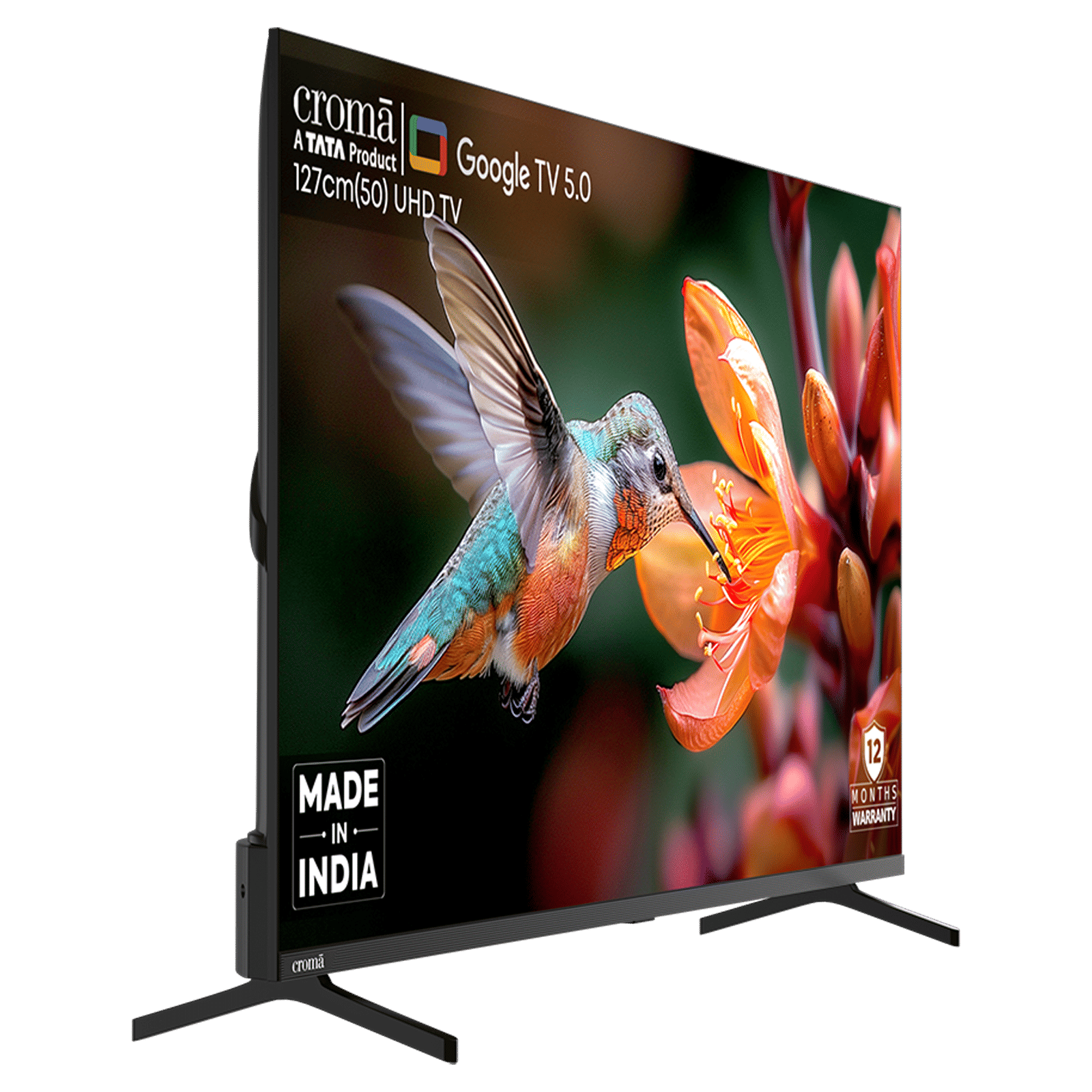 Croma 127 cm (50 inch) Ultra HD 4K LED Google TV with Dolby Audio (2025  model)