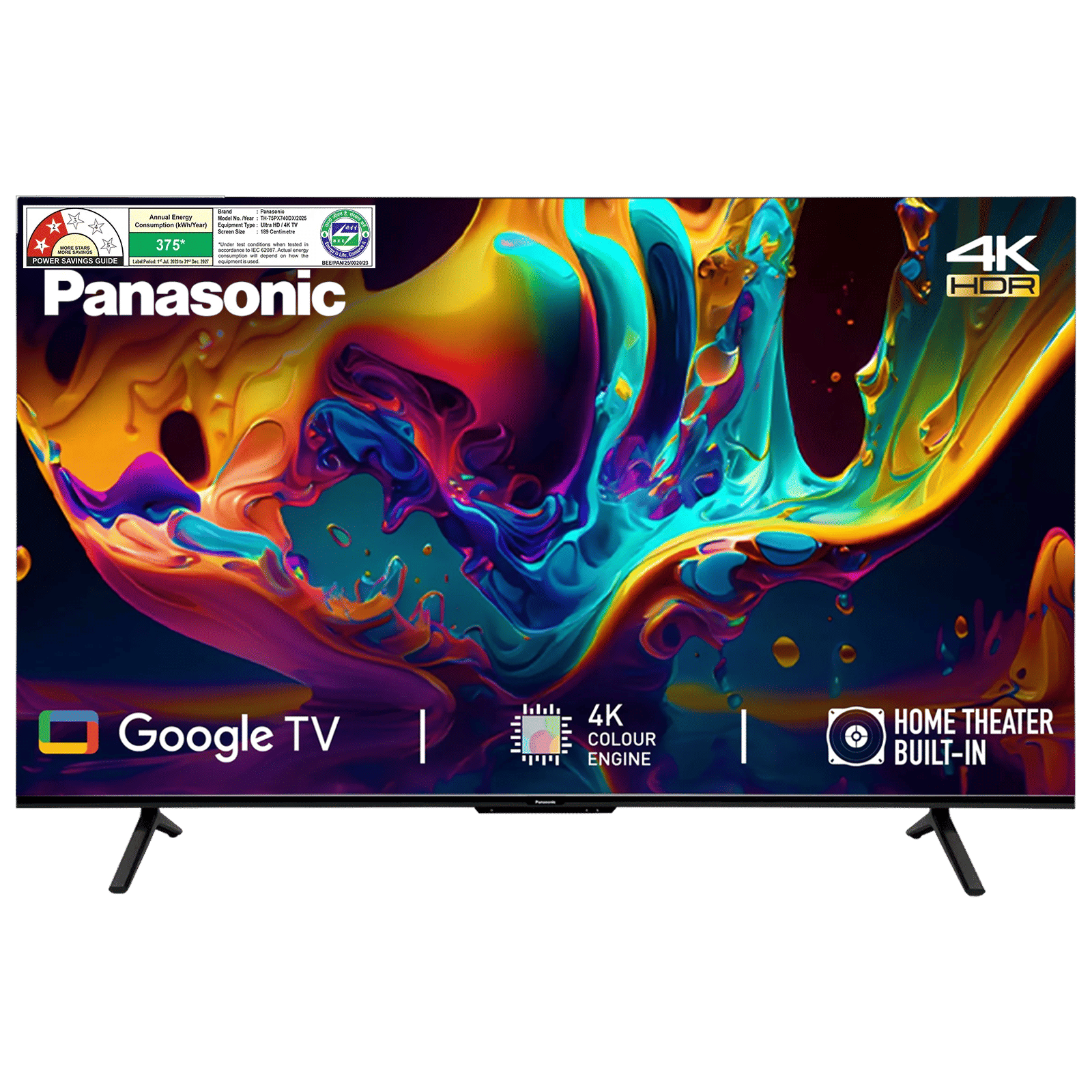 Panasonic 190.5 cm (75 inch) 4K Ultra HD LED Smart Google TV with Dolby Digital (2025 model)