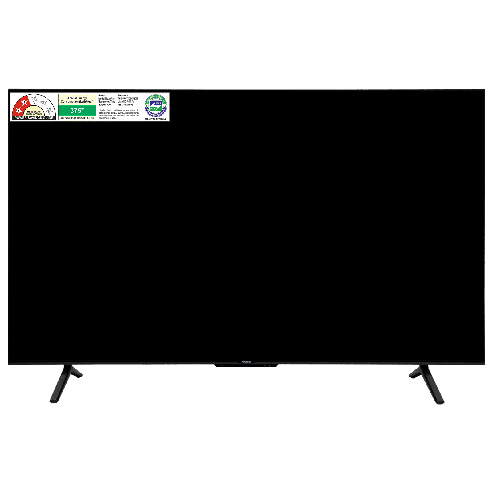 Panasonic 190.5 cm (75 inch) 4K Ultra HD LED Smart Google TV with Dolby Digital (2025 model)