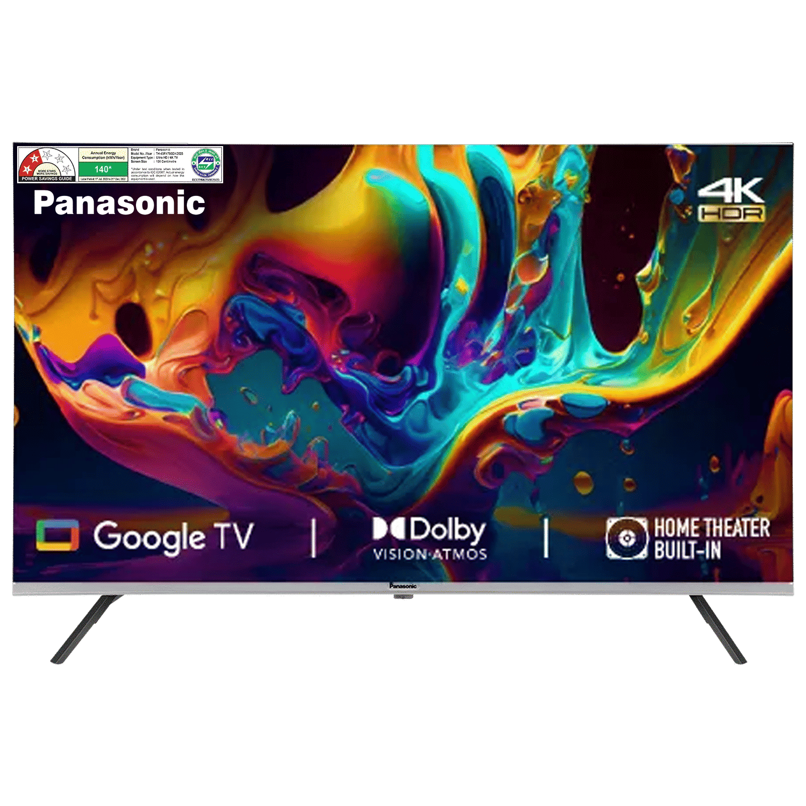 Panasonic 109 cm (43 inch) 2 Star 4K Ultra HD LED Smart Google TV with Dolby Vision (2025 model)