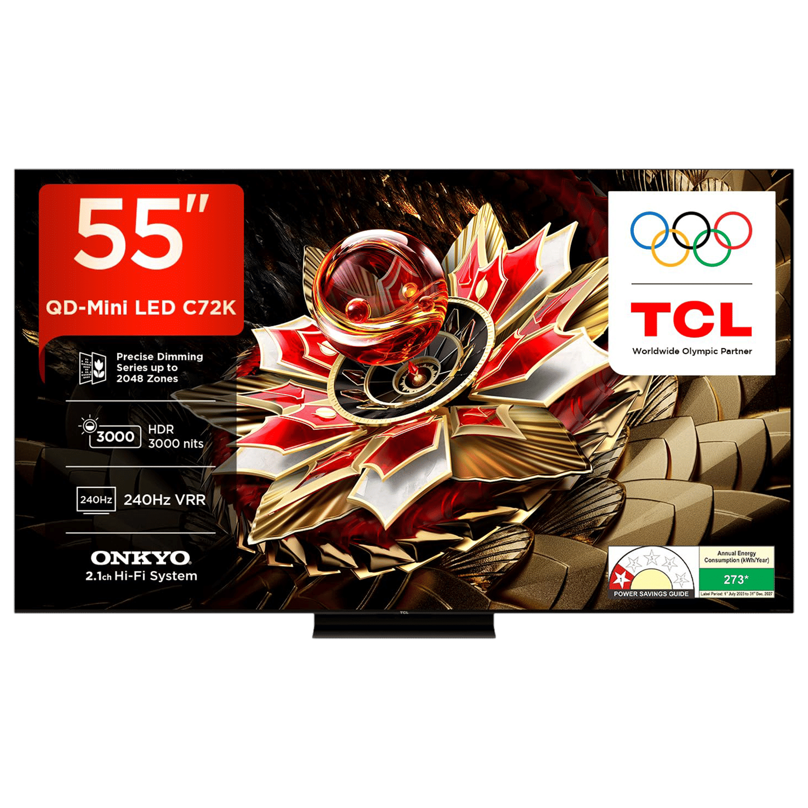 TCL C72K 139 cm (55 inch) 4k Ultra HD Google TV with Precise Dimming Technology (2025 model)