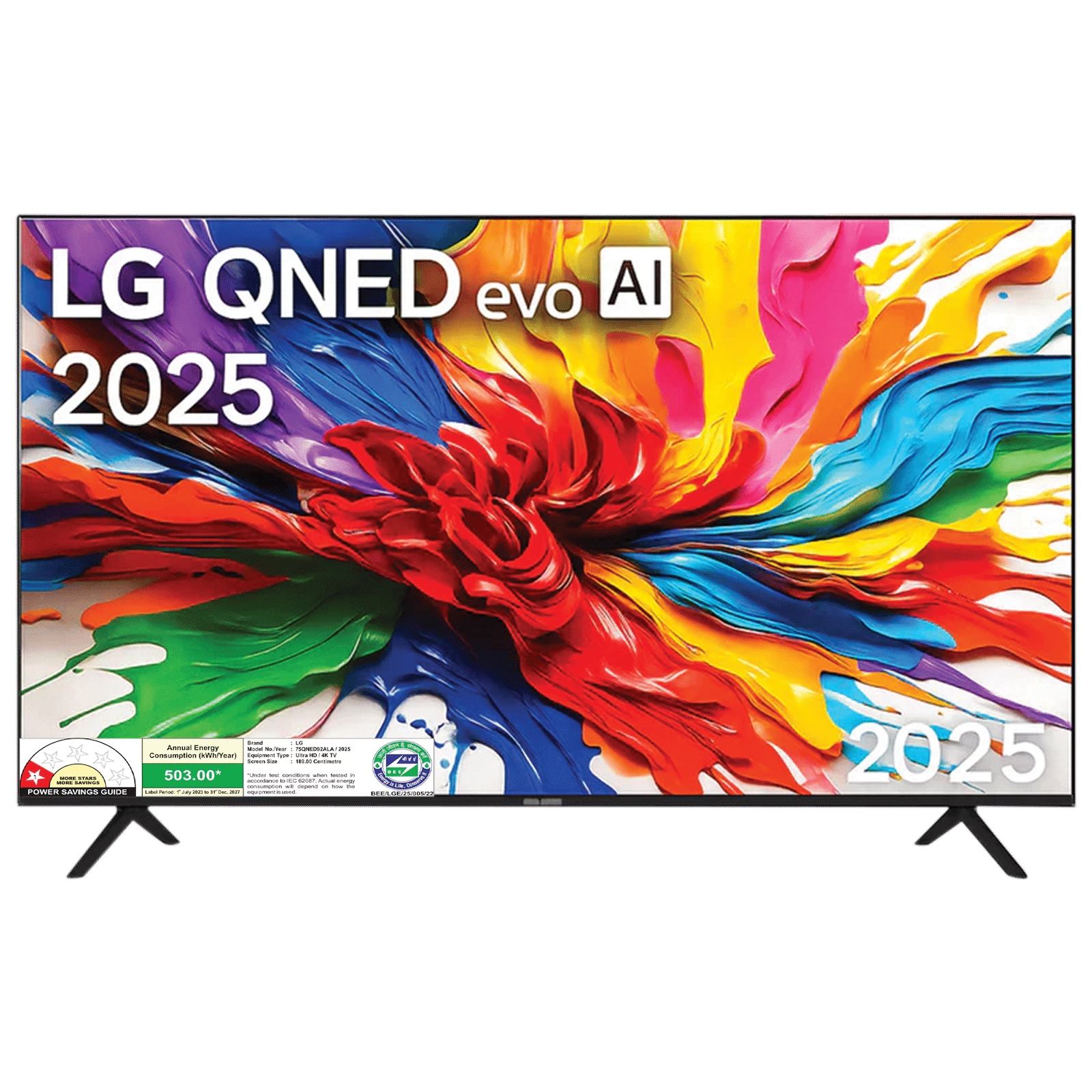 LG evo AI 189 cm (75 inch) QNED MiniLED 4K Ultra HD Smart WebOS TV With AI Picture Pro (2025 model)