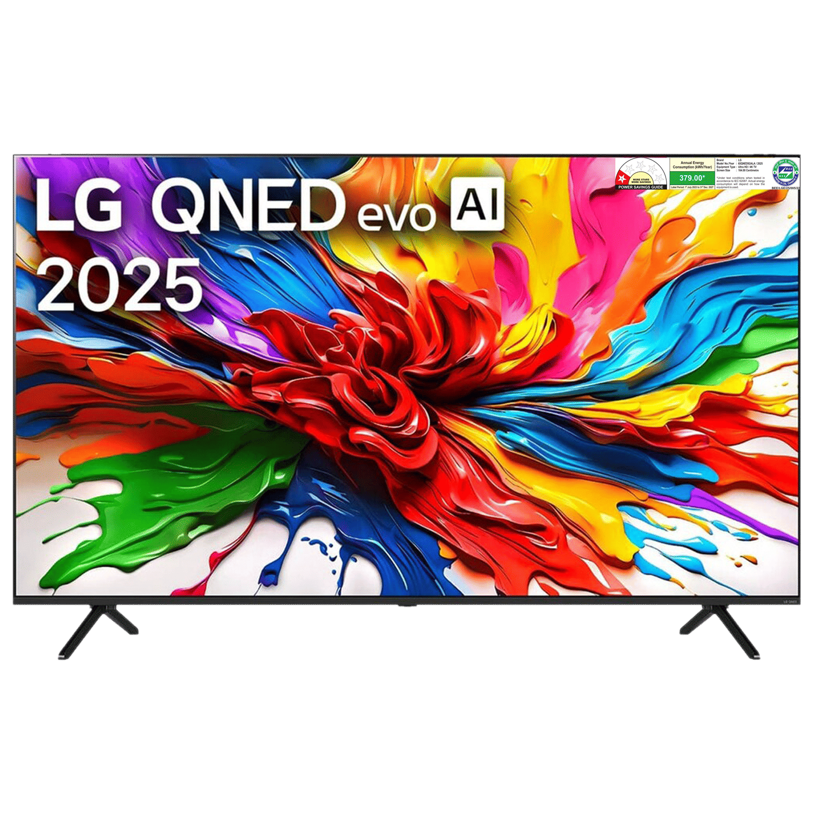 LG evo AI 165.1 cm (65 inch) QNED MiniLED 4K Ultra HD Smart WebOS TV with Intelligent Voice Recognition (2025 model)