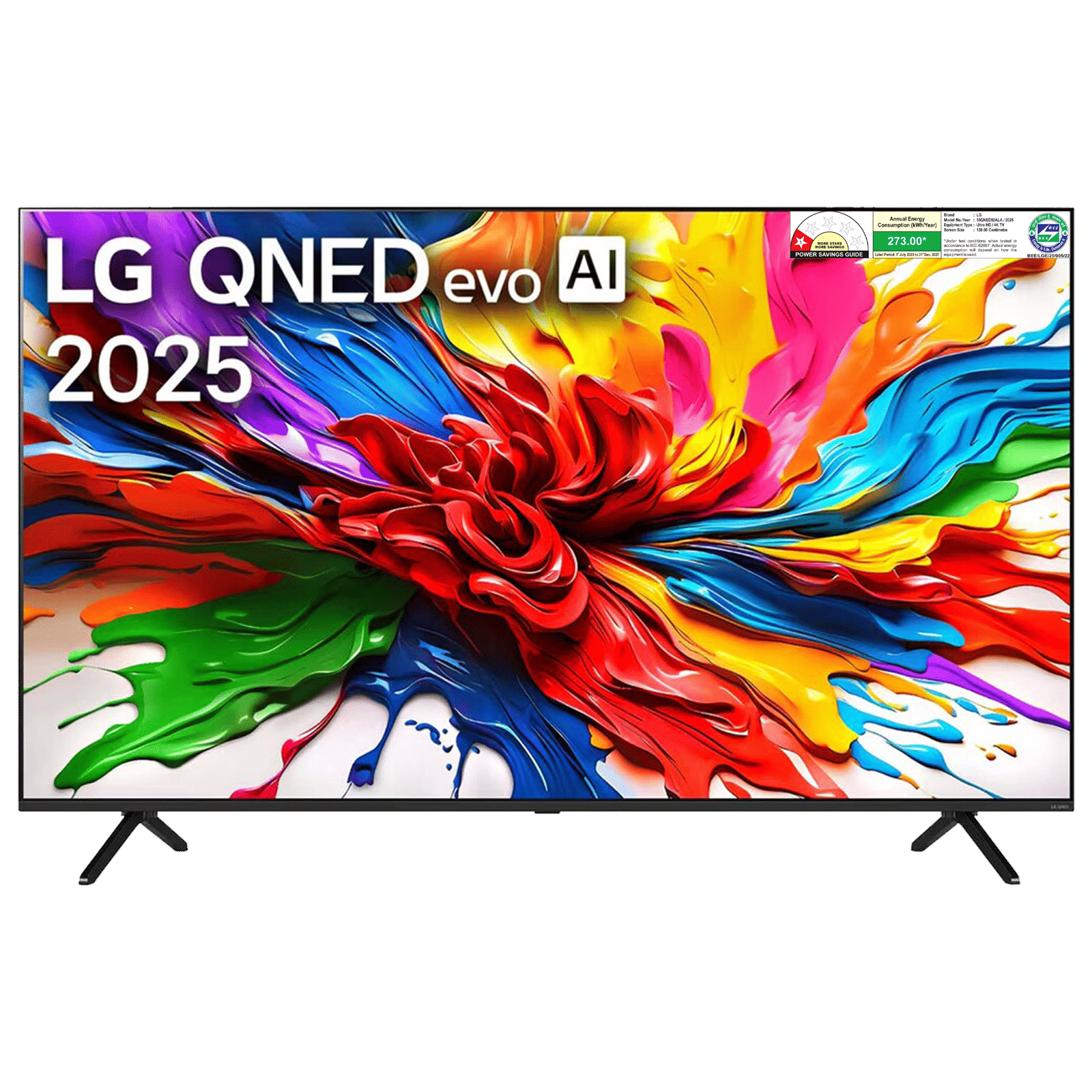 LG evo AI 139.7 cm (55 inch) QNED MiniLED 4K Ultra HD Smart WebOS TV with Intelligent Voice Recognition (2025 model)