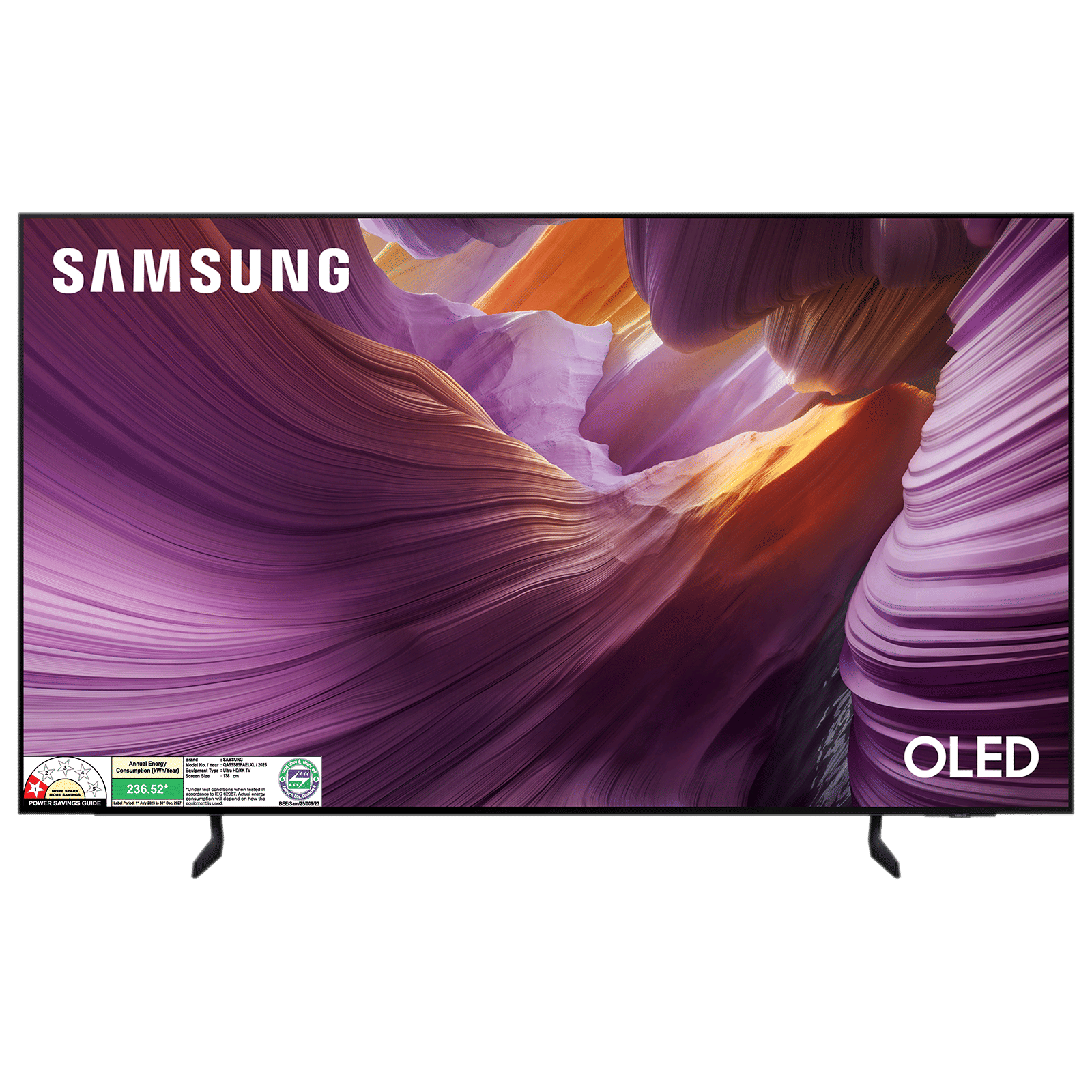 SAMSUNG S85F 138 cm (55 inch) OLED 4K Ultra HD Tizen TV with Dolby Atmos (2025 Model)