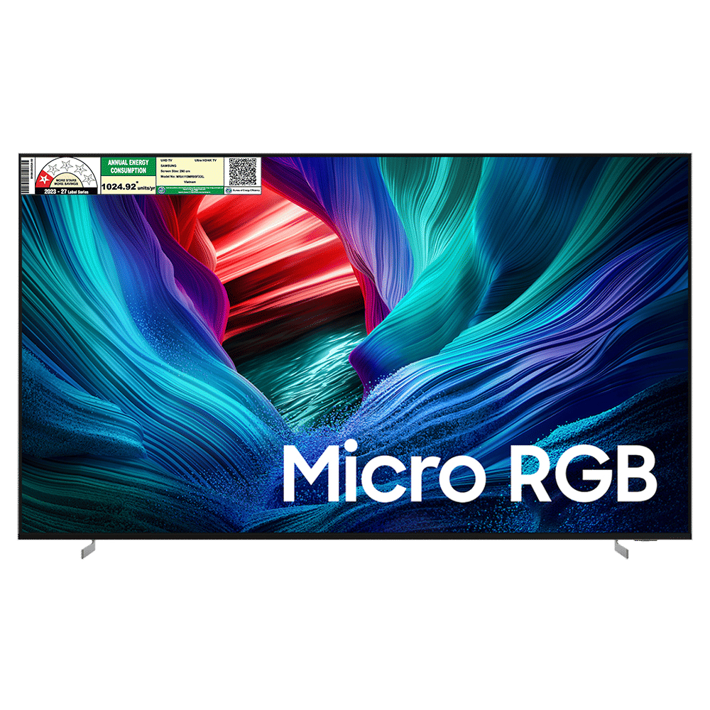SAMSUNG R95H 291 cm (115 inch) Micro RGB 4K Ultra HD Smart Tizen TV with Google Voice Assistant (2026 Model)
