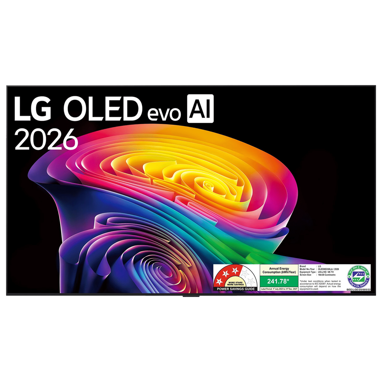 LG evo AI C6 165 cm (65 inch) OLED 4K Ultra HD Smart WebOS TV with Ambient Filmmaker Mode (2026 Model)