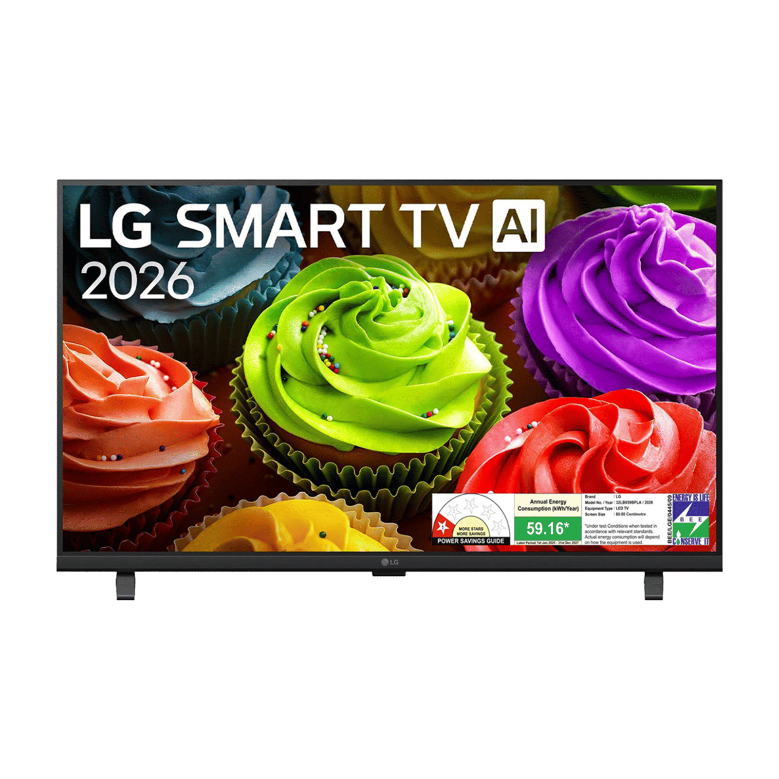 LG LB659 81.28 cm (32 inch) HD LED Smart webOS TV with AI Magic Remote & Dynamic Tone Mapping (2026 Model)