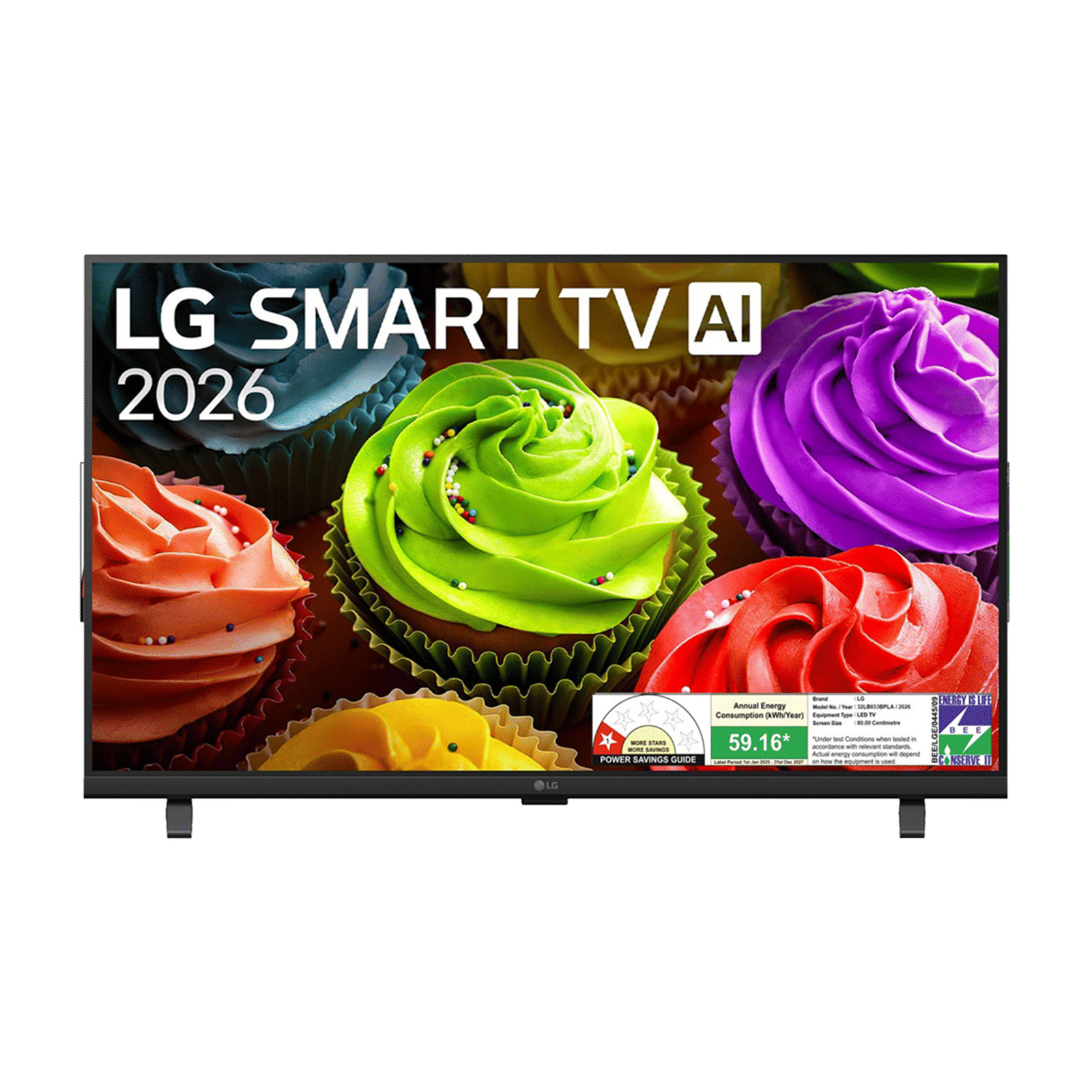 LG LB653 81.28 cm (32 inch) HD LED Smart webOS TV with AI Magic Remote & Dynamic Tone Mapping  (2026 model)