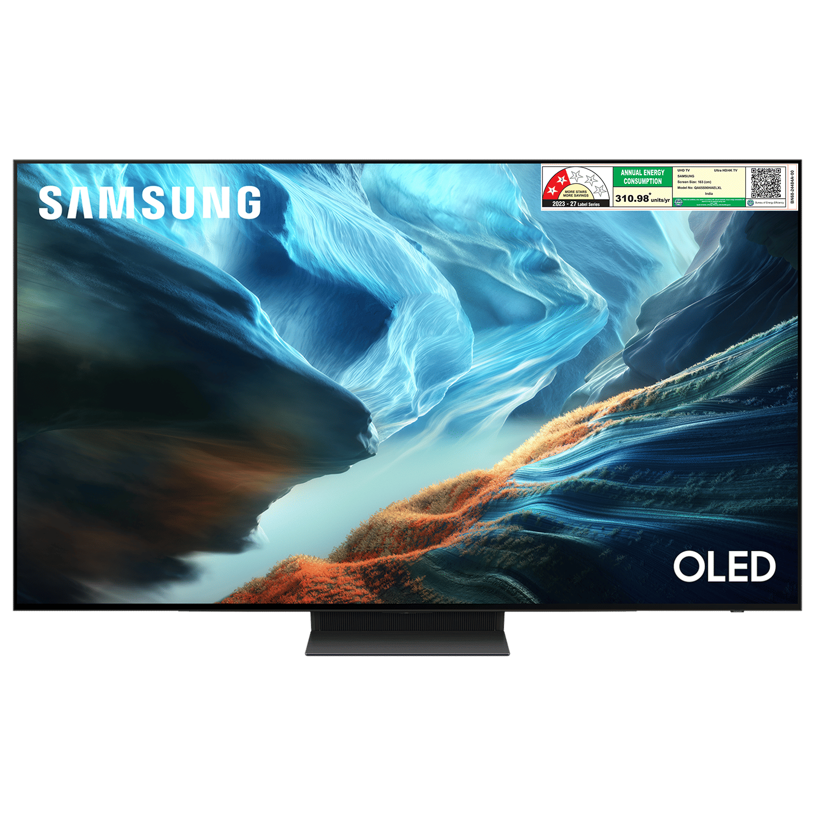 SAMSUNG S90H165 cm (65 inch) OLED 4K Ultra HD Smart Tizen TV with Google Voice Assistant