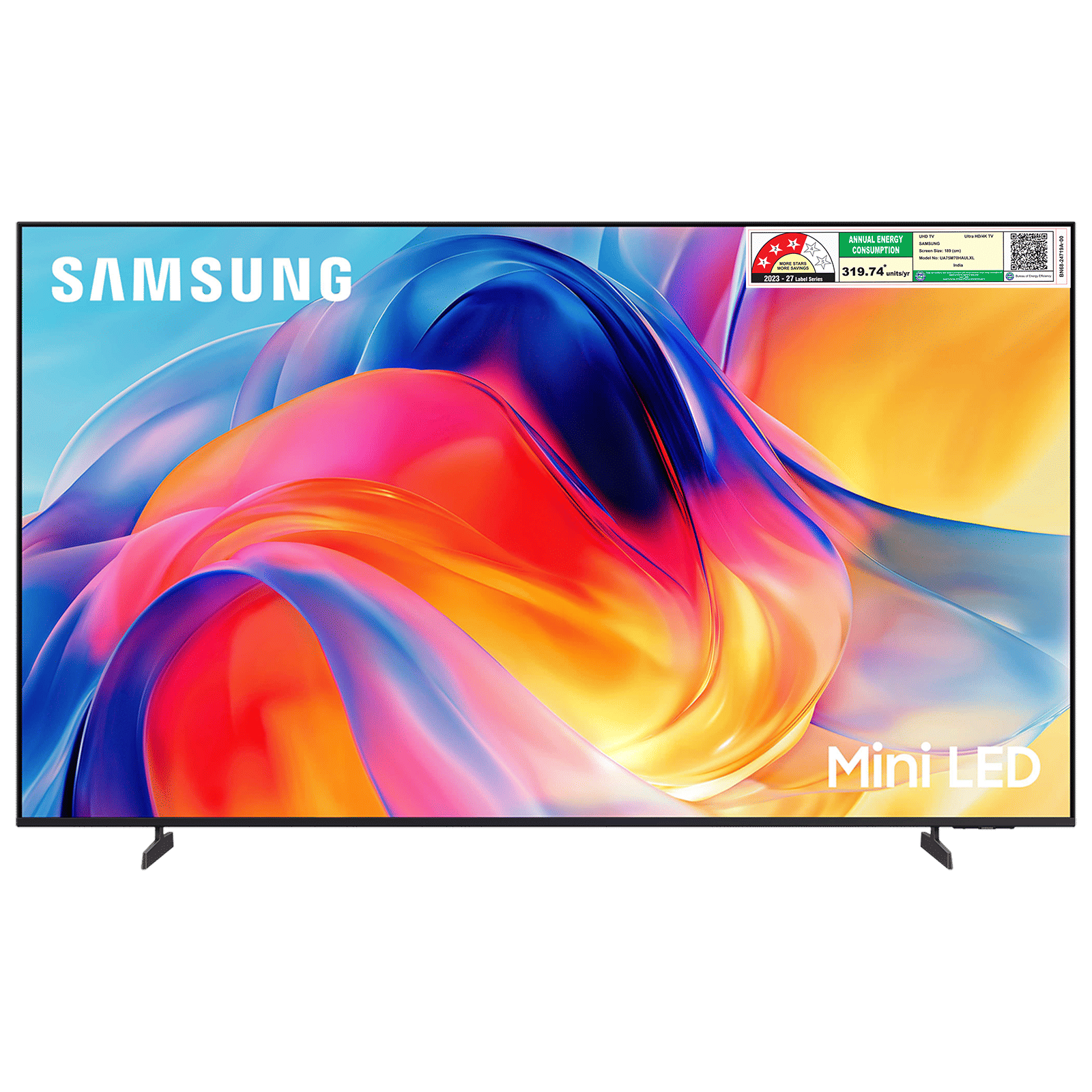 SAMSUNG M70H 190 cm (75 inch) 4K Ultra HD Mini LED Smart Tizen TV with Voice Assistant (2026 Model)