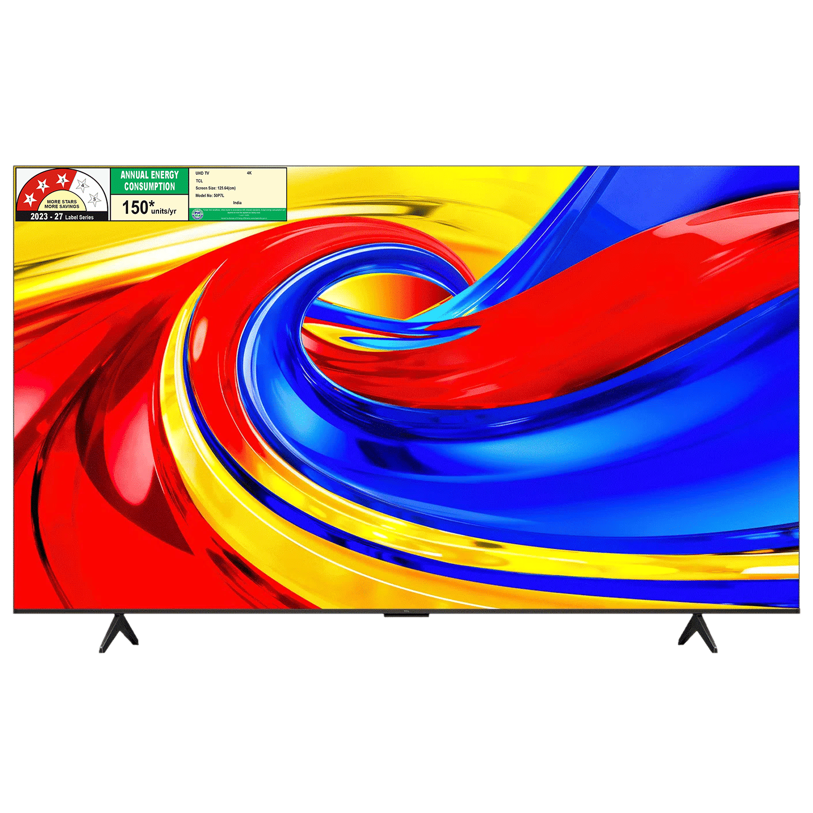 TCL P series 127 cm (50 inch) 3 Star QLED 4K Super Ultra HD Smart Google TV with Google Voice Assistant (2026 Model)