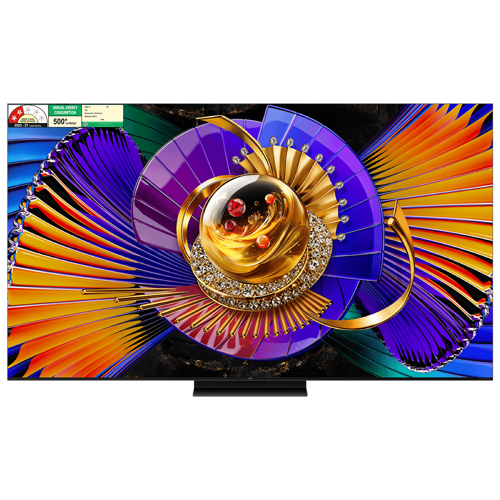TCL C Series 215.9 cm (85 inch) 2 Star SQD-Mini LED 4K Super Ultra HD Smart Google TV with Google Voice Assistant (2026 Model)