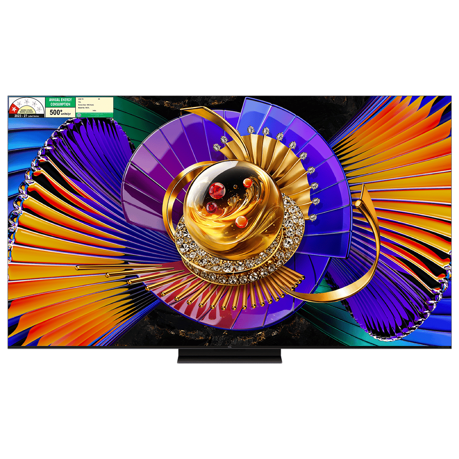 TCL C series 190.5 cm (75 inch) 1 Star SQD-Mini LED 4K Super Ultra HD Smart Google TV with Google Voice Assistant (2026 Model)