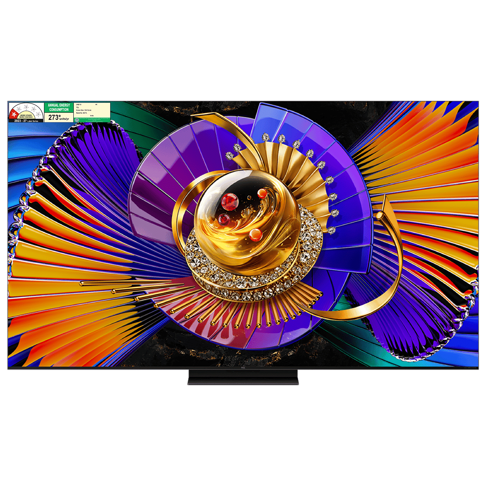 TCL C series 139.7 cm (55 inch) 1 Star SQD-Mini LED 4K Super Ultra HD Smart Google TV with Google Voice Assistant (2026 Model)