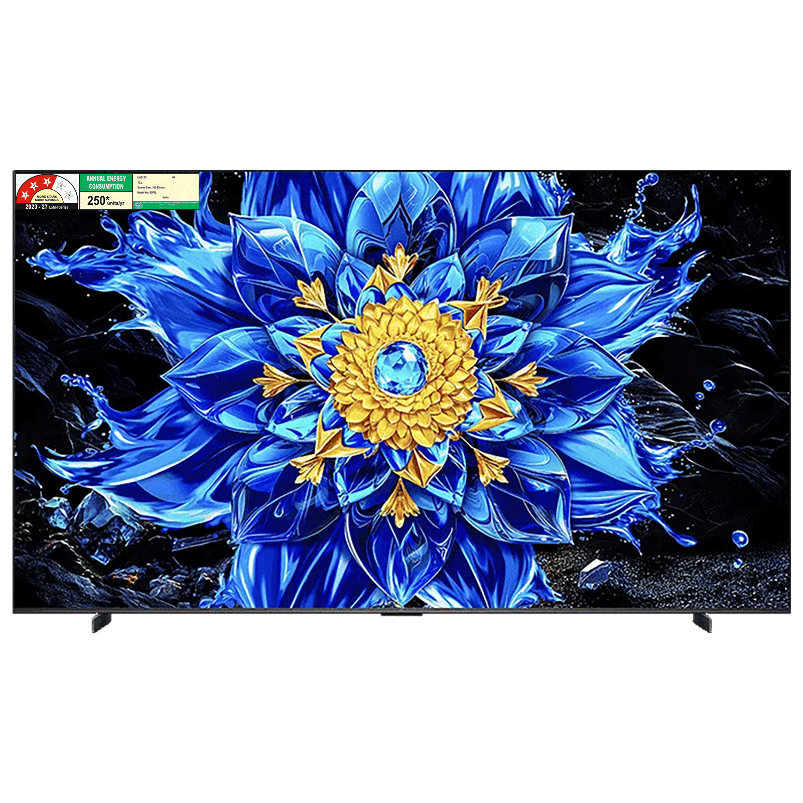 TCL P Series 165.1 cm (65 inch) 3 Star QD-Mini LED Dimming & QLED 4K Super Ultra HD Smart Google TV with Google Voice Assistant (2026 Model)