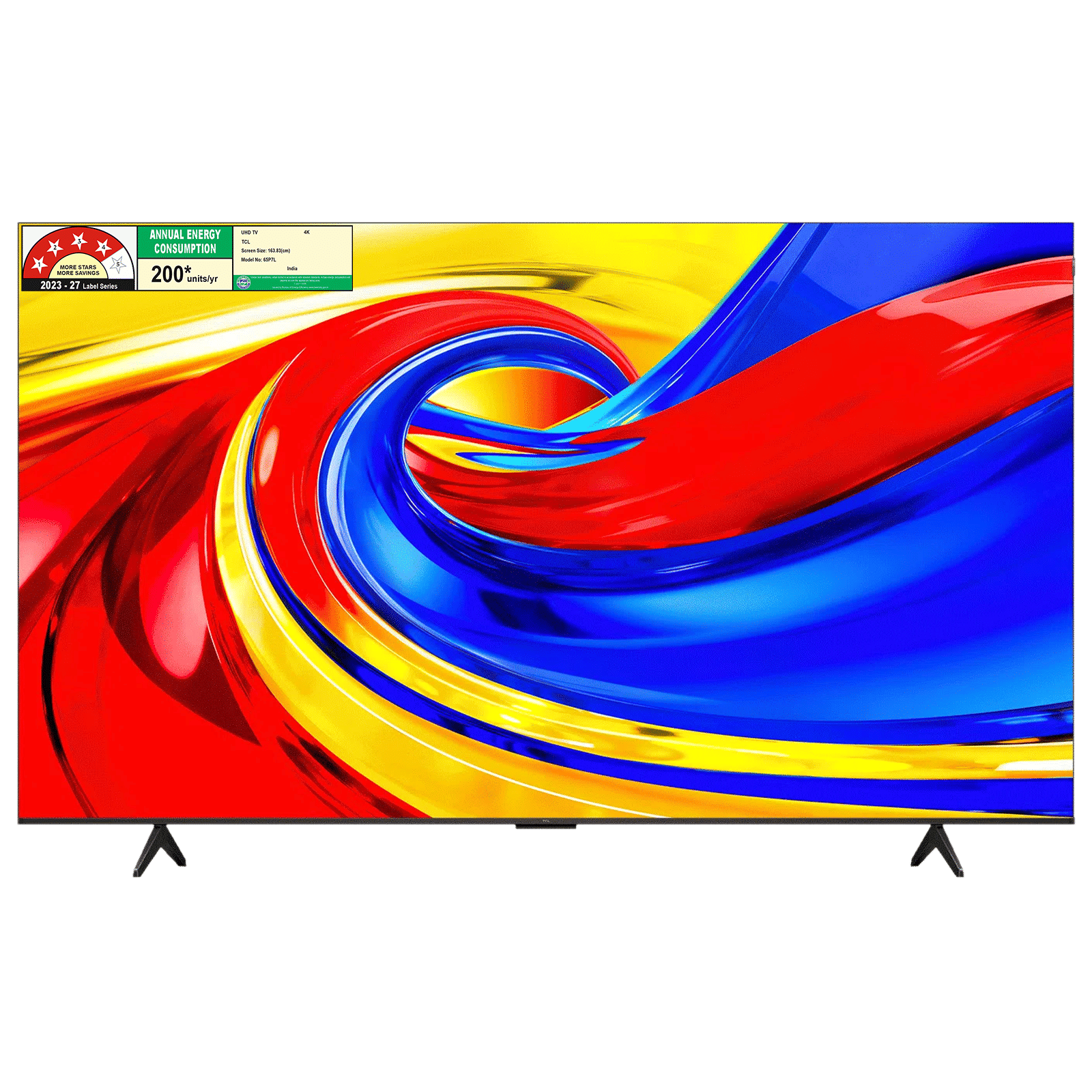 TCL P Series 165.1 cm (65 inch) 4 Star QLED 4K Super Ultra HD Smart Google TV with Google Voice Assistant (2026 Model)