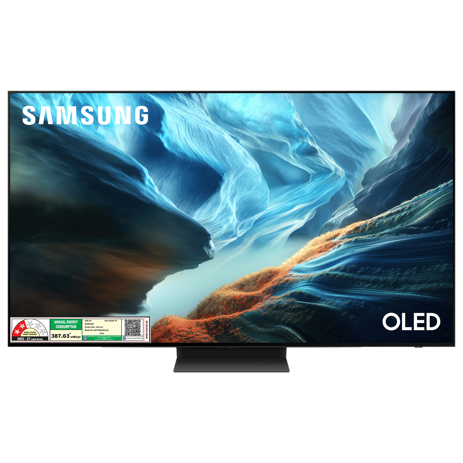 SAMSUNG S90H 195 cm (77 inch) OLED 4K Ultra HD Smart Tizen TV with AI Football Mode Pro (2026 Model)