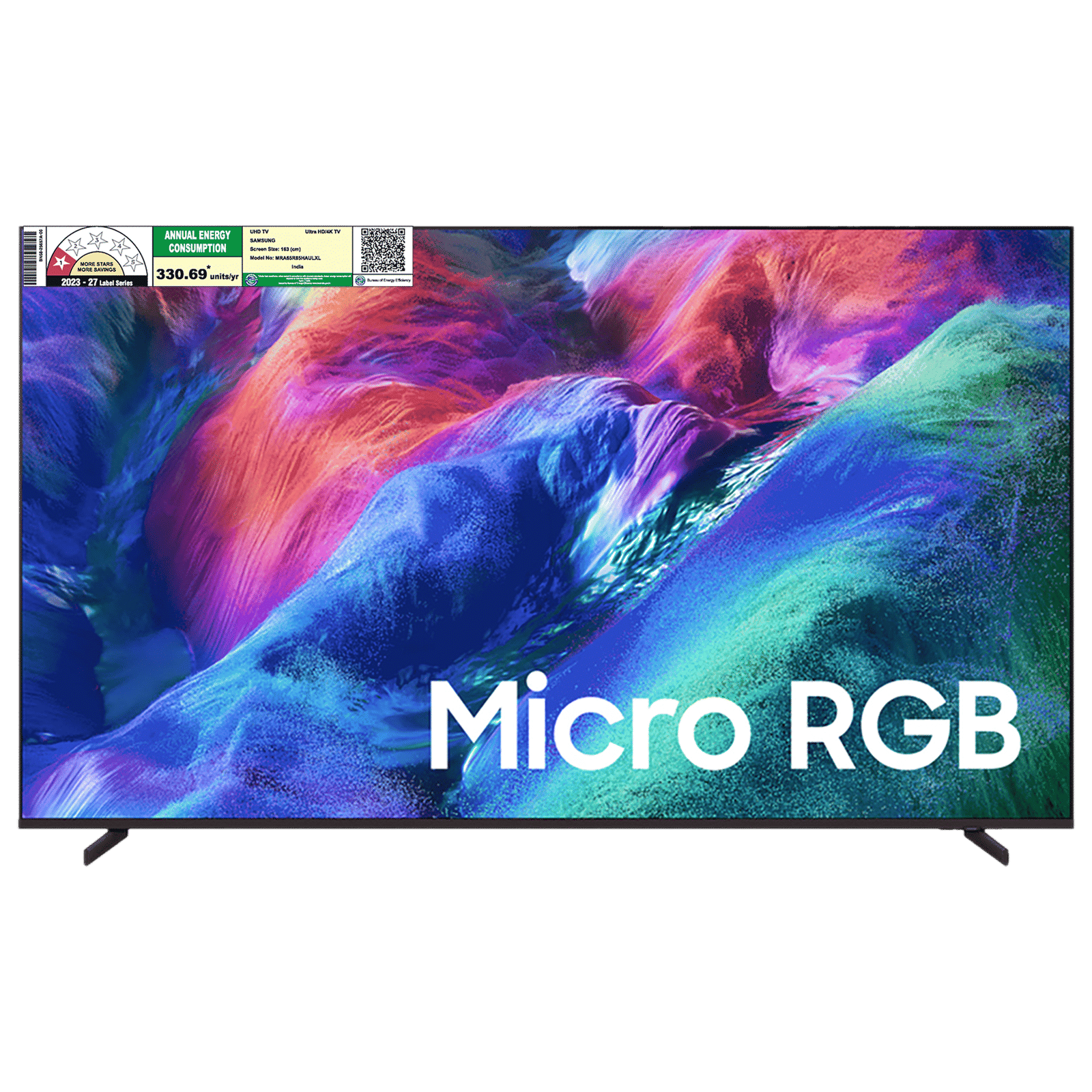 SAMSUNG R85H 165 cm (65 inch) Micro RGB 4K Ultra HD Smart Tizen TV with Voice Assistant (2026 Model)