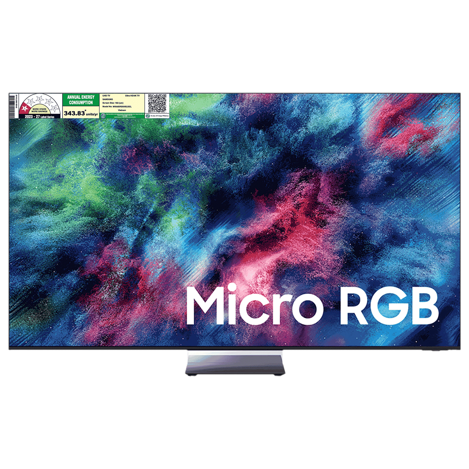 SAMSUNG R95H 165 cm (65 inch) Micro RGB 4K Ultra HD Smart Tizen TV with Voice Assistant (2026 Model)