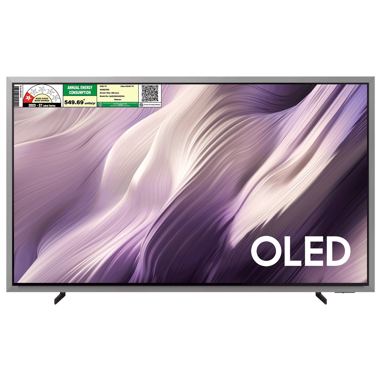 SAMSUNG S95H 210 cm (83 inch) OLED 4K Ultra HD Smart Tizen TV with Voice Assistant (2026 Model)
