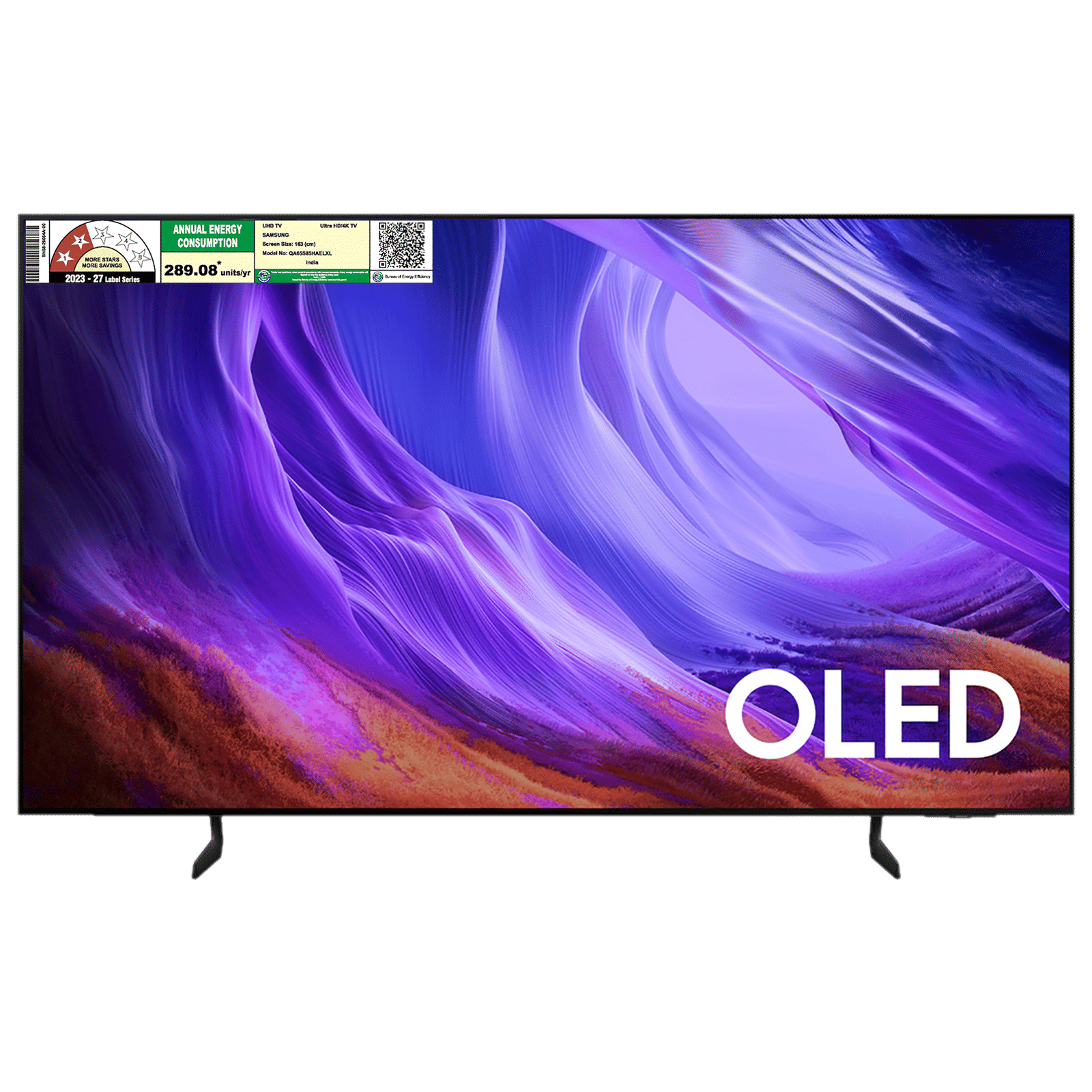 SAMSUNG S85H 165 cm (65 inch) OLED 4K Ultra HD Smart Tizen TV with Voice Assistant (2026 Model)