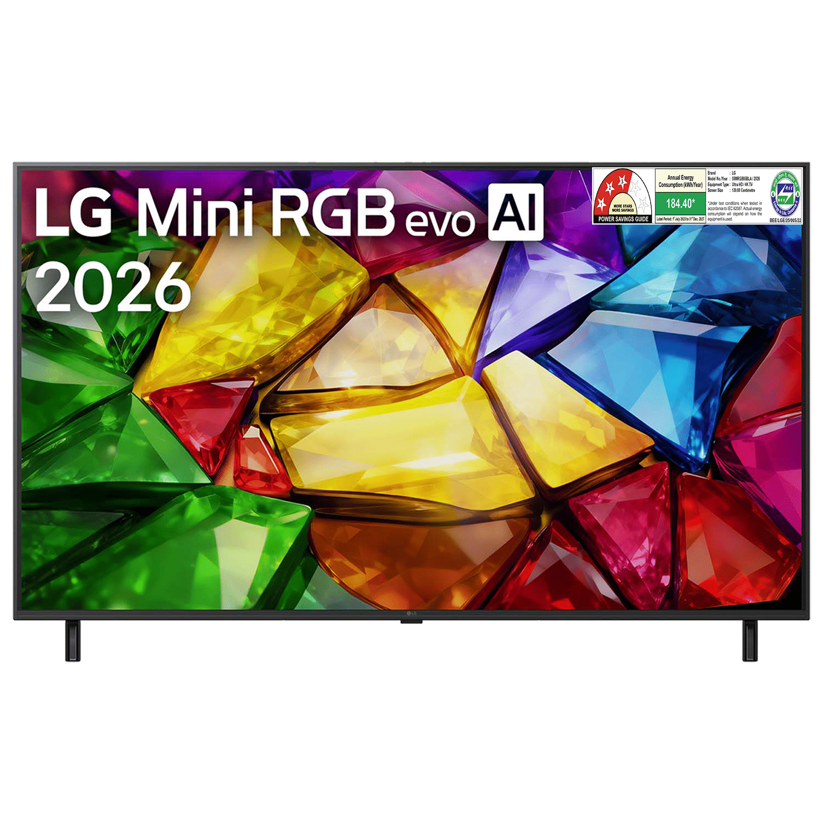 LG MRGB85 139.7 cm (55 inch) Mini RGB 4K Ultra HD Smart WebOS TV with Intelligent Voice Recognition (2026 model)