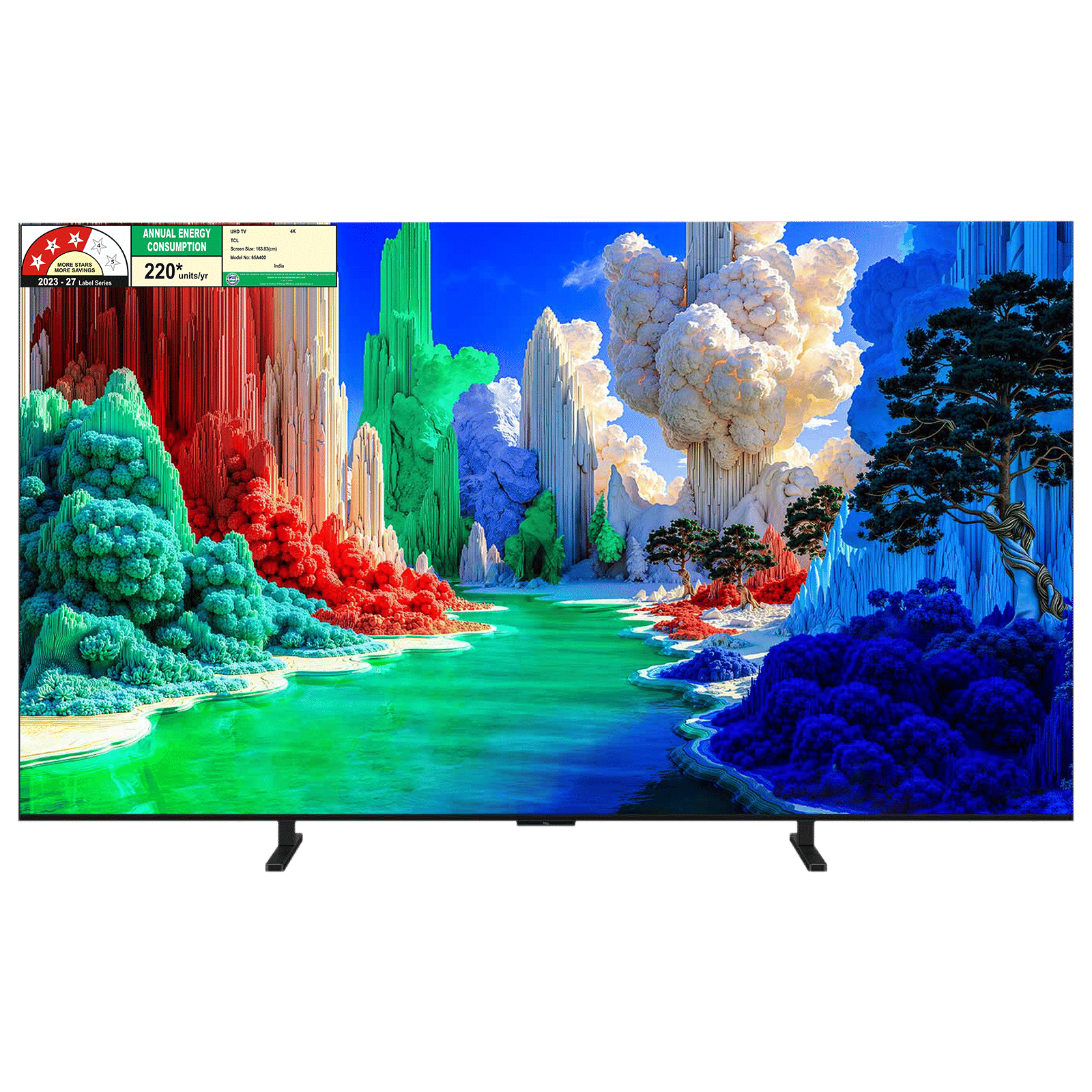 TCL P series 165.1 cm (65 inch) 3 Star QLED 4K Super Ultra HD Smart Google TV with Google Voice Assistant (2026 Model)
