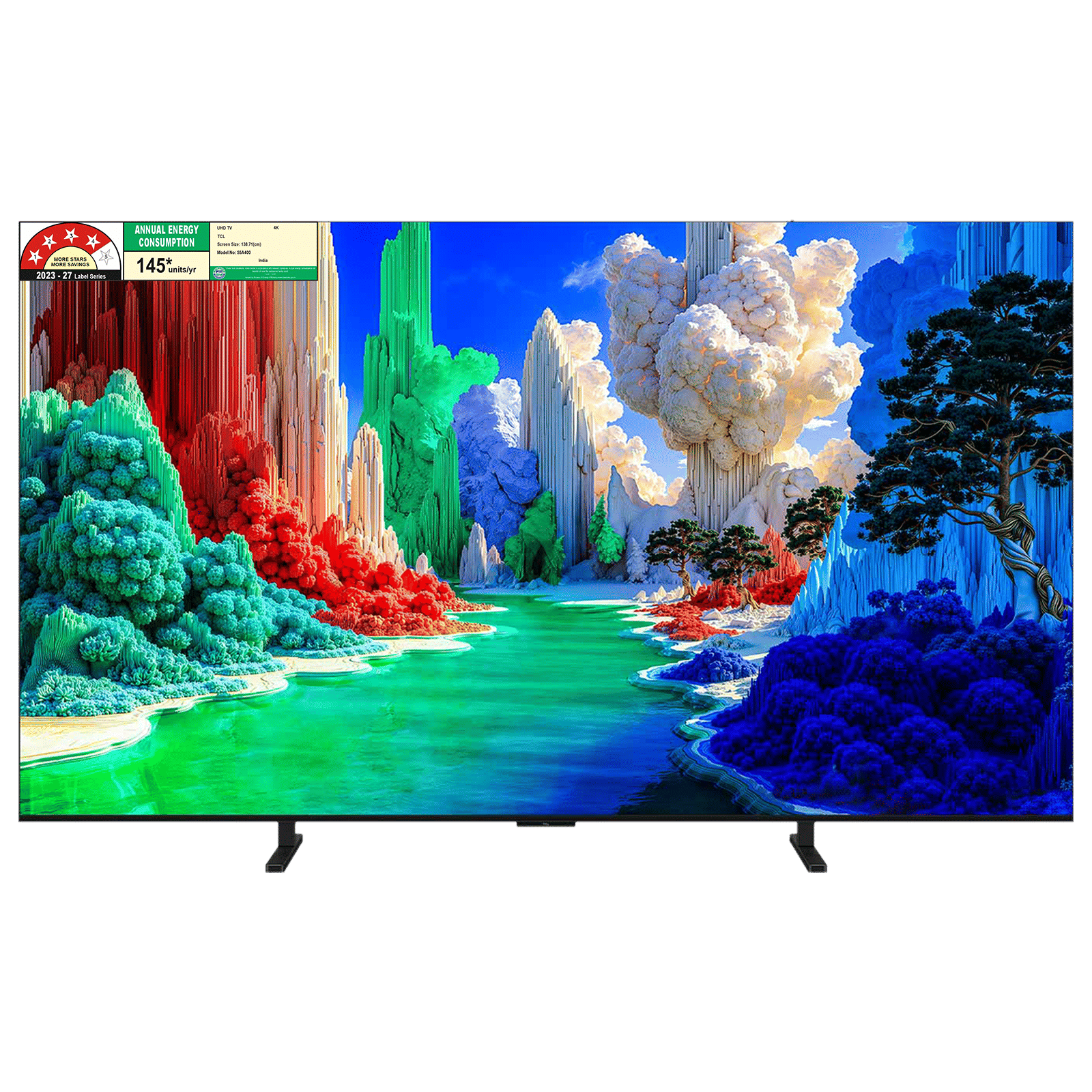TCL P series 139.7 cm (55 inch) 4 Star QLED 4K Super Ultra HD Smart Google TV with Google Voice Assistant (2026 Model)