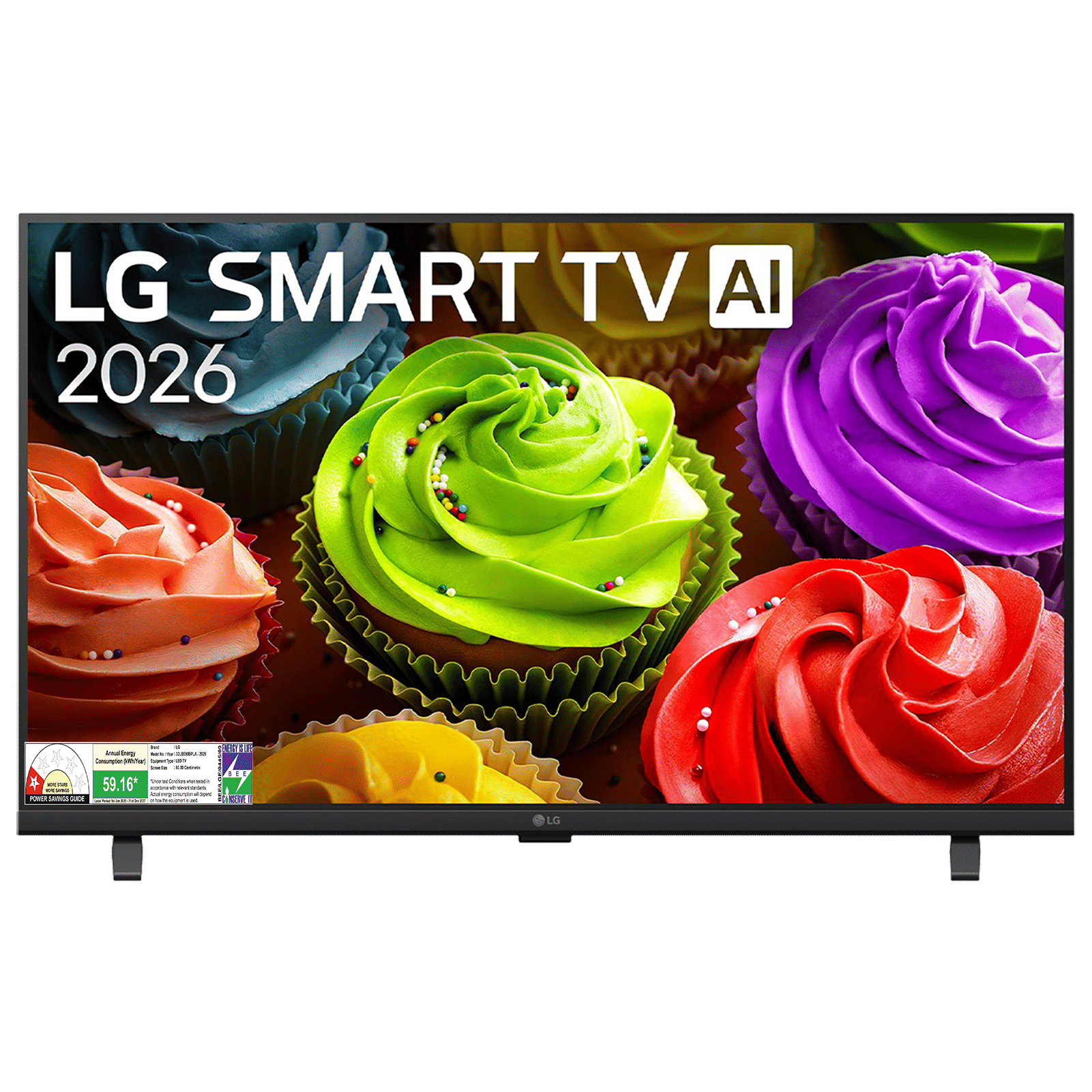 LG LB650 81.28 cm (32 inch) 1 Star HD LED Smart WebOS TV with Multi Al Search (2026 model)