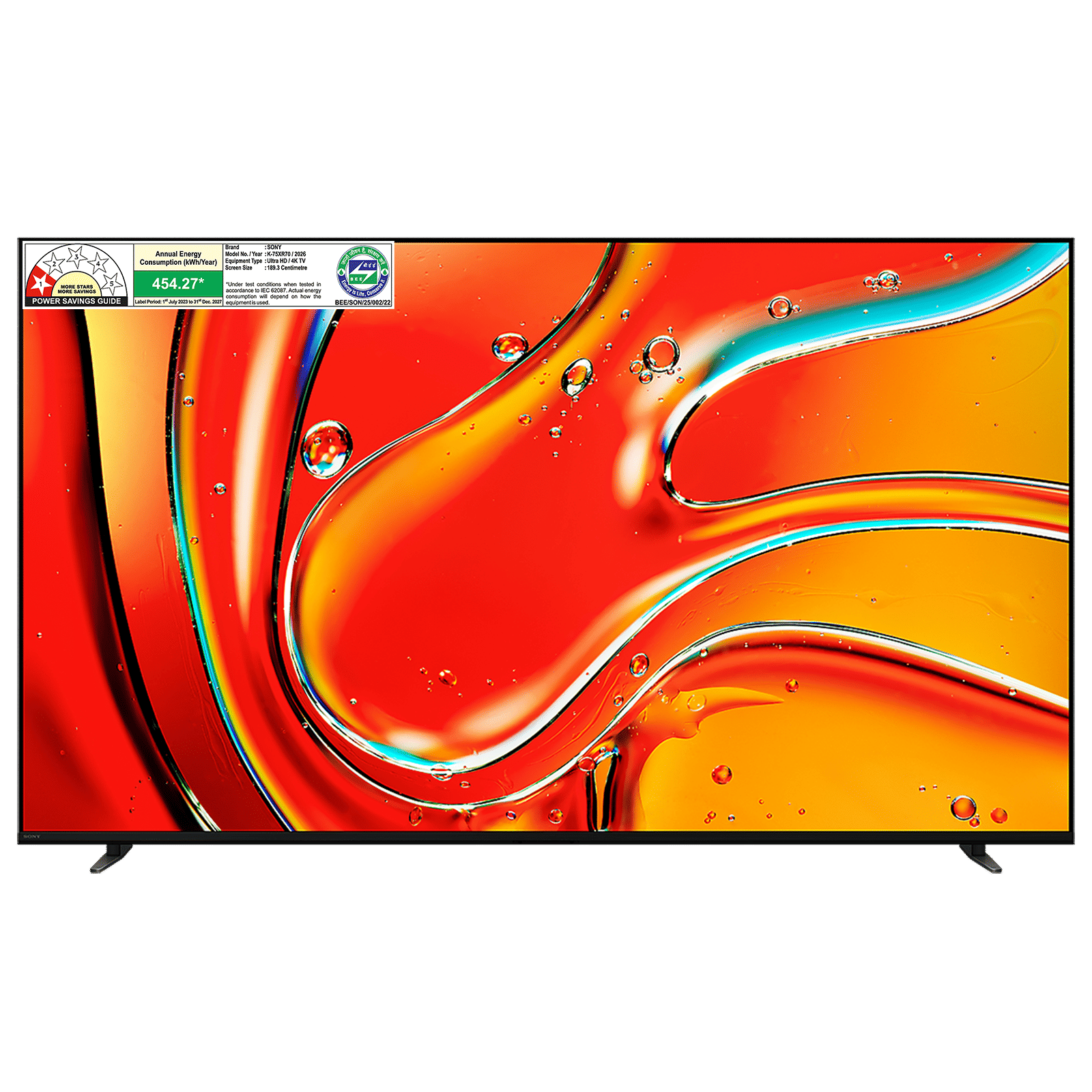 SONY BRAVIA 7II 190.5 cm (75 inch) 1 Star LED 4K Ultra HD Smart Google TV with Voice Assistant (2026 model)