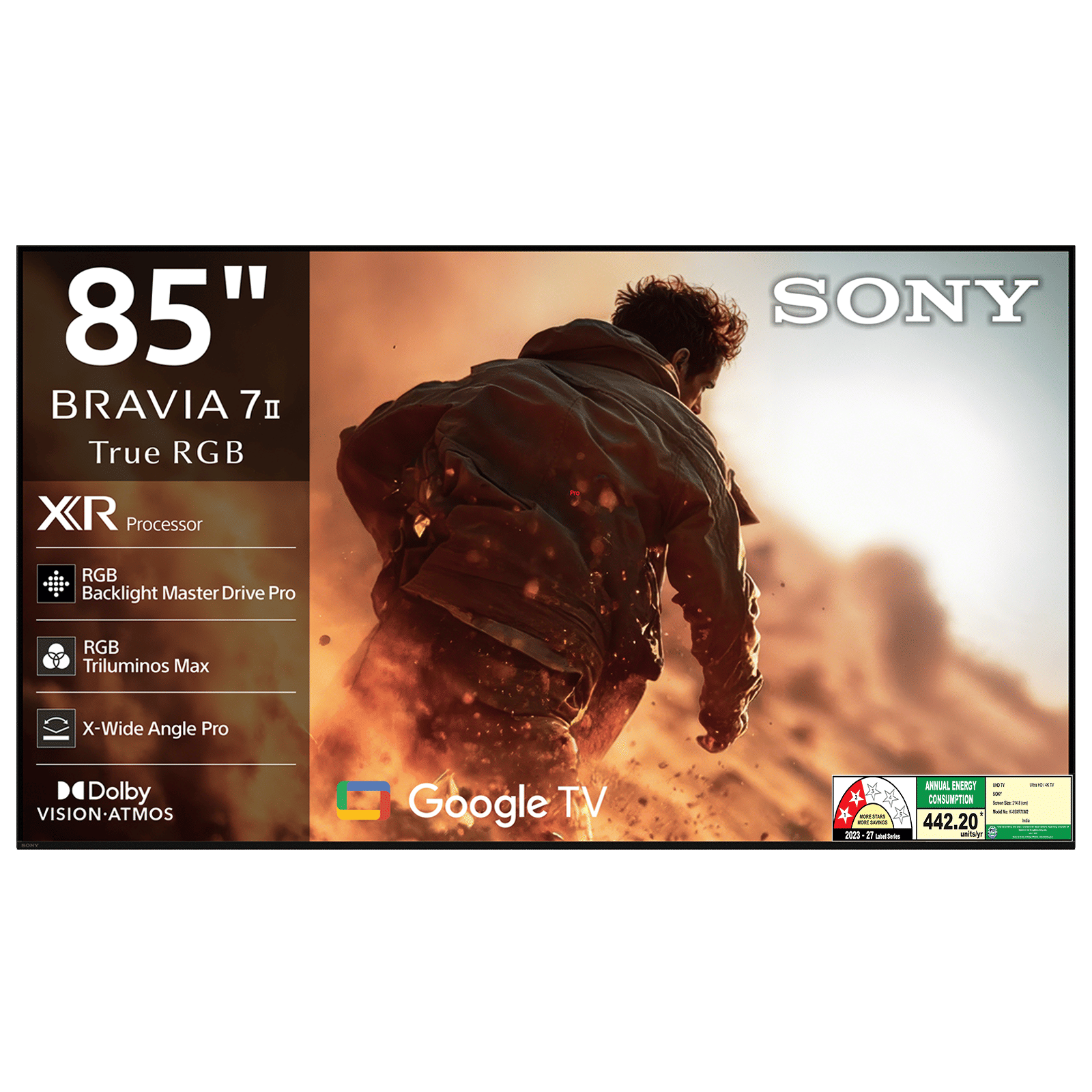 SONY BRAVIA 7II 215.9 cm (85 inch) 2 Star LED 4K Ultra HD Smart Google TV with Voice Assistant (2026 model)