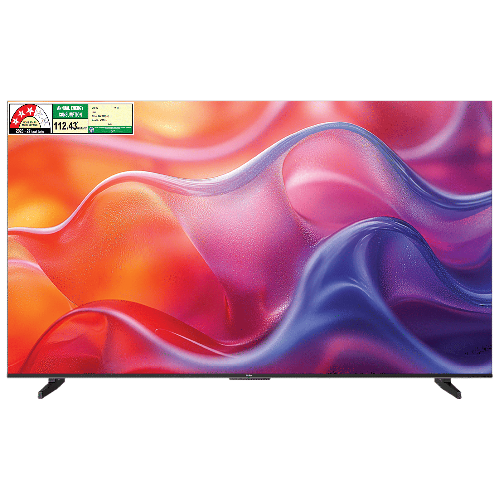 Haier P7 PRO 109.22 cm (43 inch) 3 Star 4K Ultra HD QLED Smart Google TV with Google Voice Assistant (2026 model)