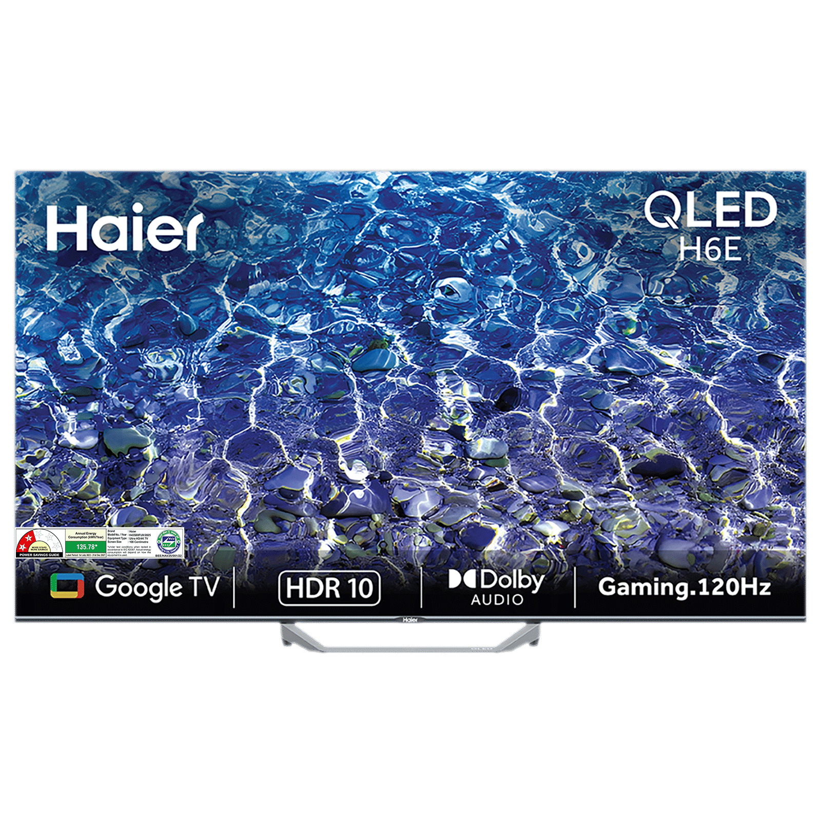 Haier S80F 109.22 cm (43 inch) 2 Star 4K Ultra HD QLED Smart Google TV with Google Voice Assistant (2025 model)