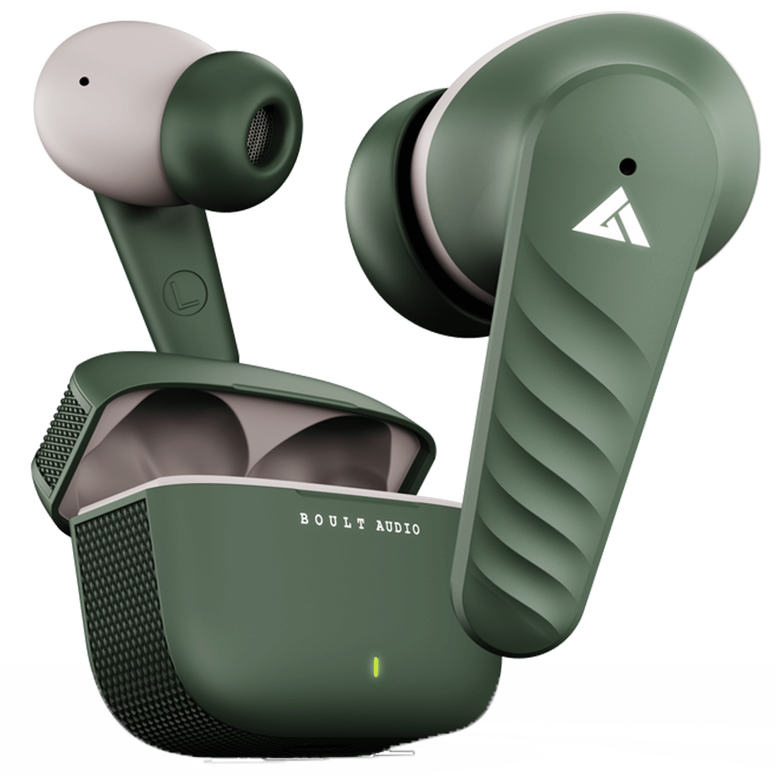 BOULT AUDIO X10 Pro TWS Earbuds with Environmental Noise Cancellation (IPX5 Water Resistant, Fast Charging, Green)