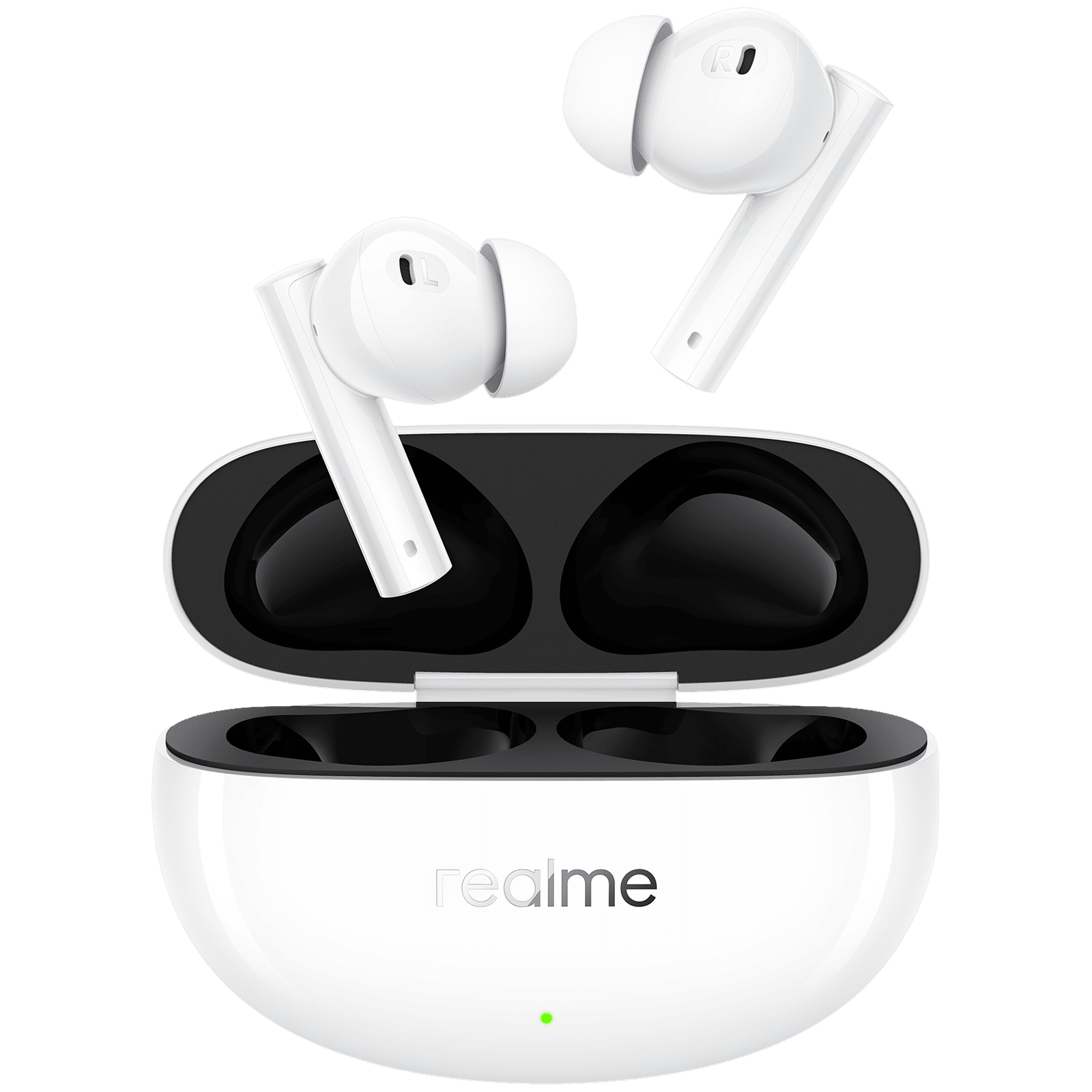 realme Buds Air 5 RMA2301 TWS Earbuds with Active Noise Cancellation (IPX5 Water Resistant, Fast Charging, Arctic White )