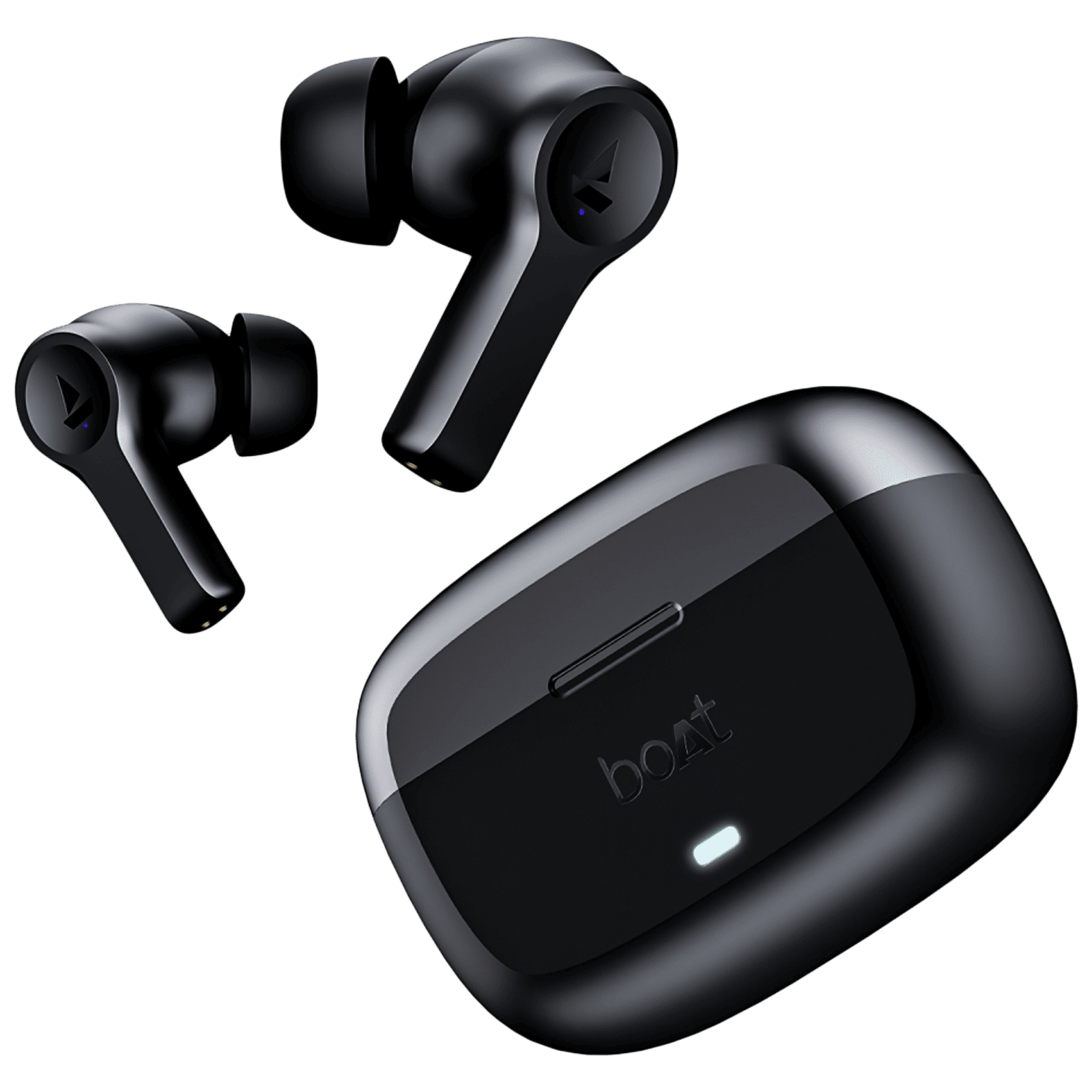 boAt Airdopes Flex 454 TWS Earbuds with Active Noise Cancellation (IPX5 Water Resistant, ASAP Charge, Gunmetal Black)