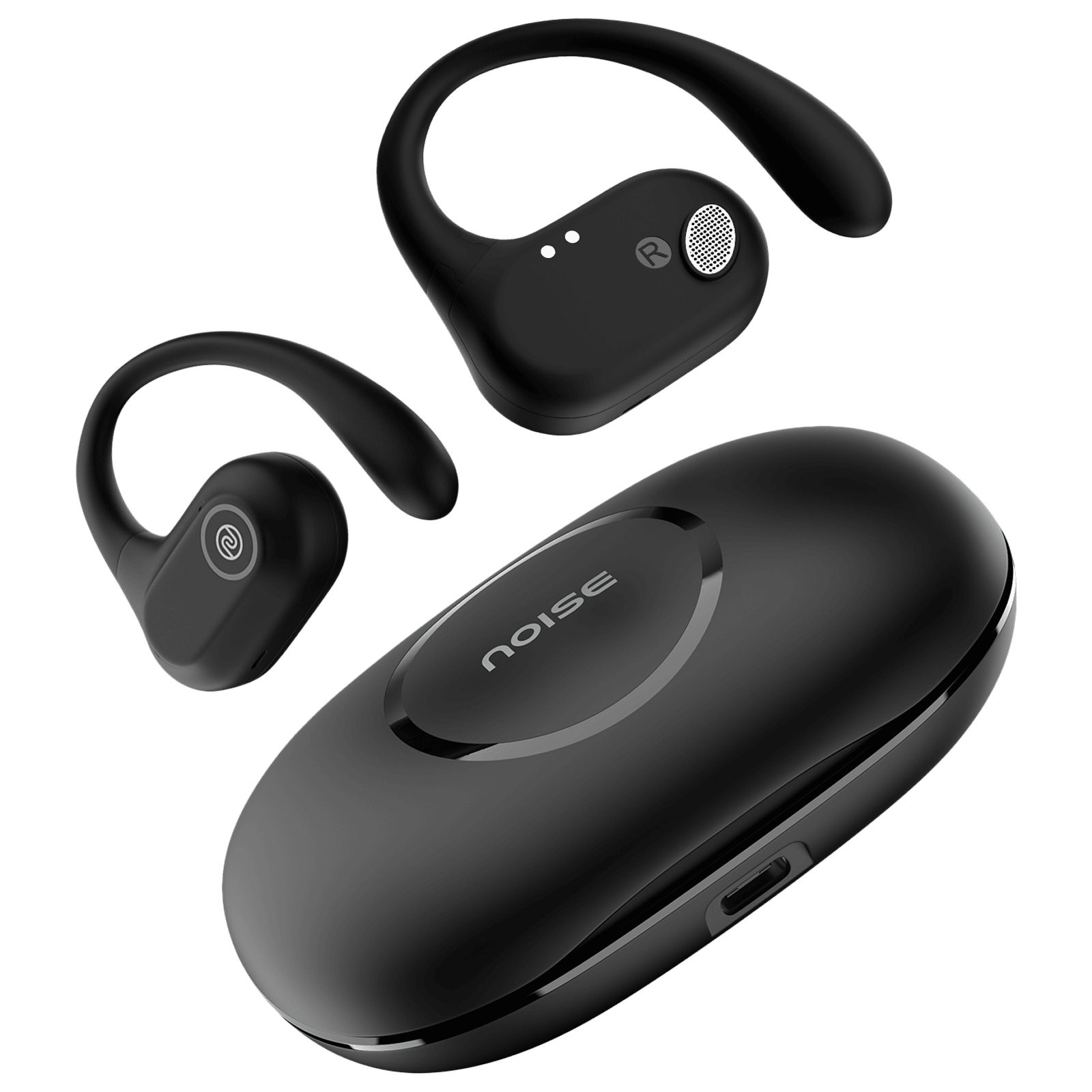 noise Pure Pods TWS Earbuds with Environmental Noise Cancellation (IPX5 Water Resistant, Touch Control, Power Black)