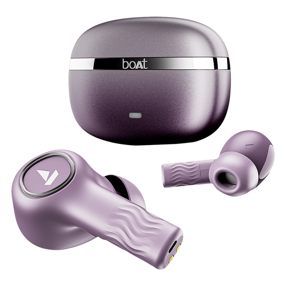 boAt Nirvana Ion TWS Earbuds with Active Noise Cancellation (IPX4 Water & Sweat Resistant, ASAP Charging, Rose Quartz)