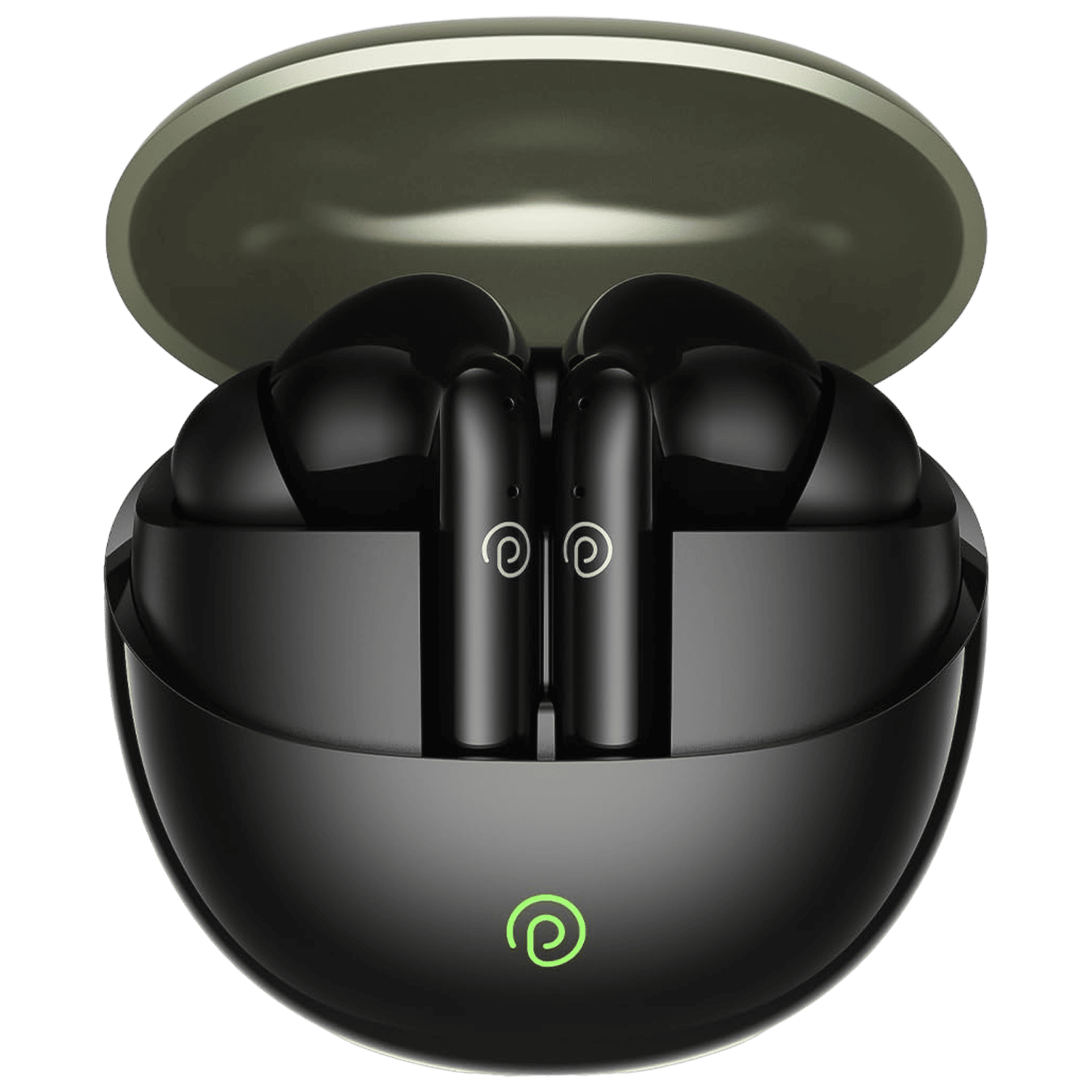 pTron Zenbuds Evo TWS Earbuds with Environmental Noise Cancellation (IPX5  Water Resistant, Immersive Stereo Sound, Black)