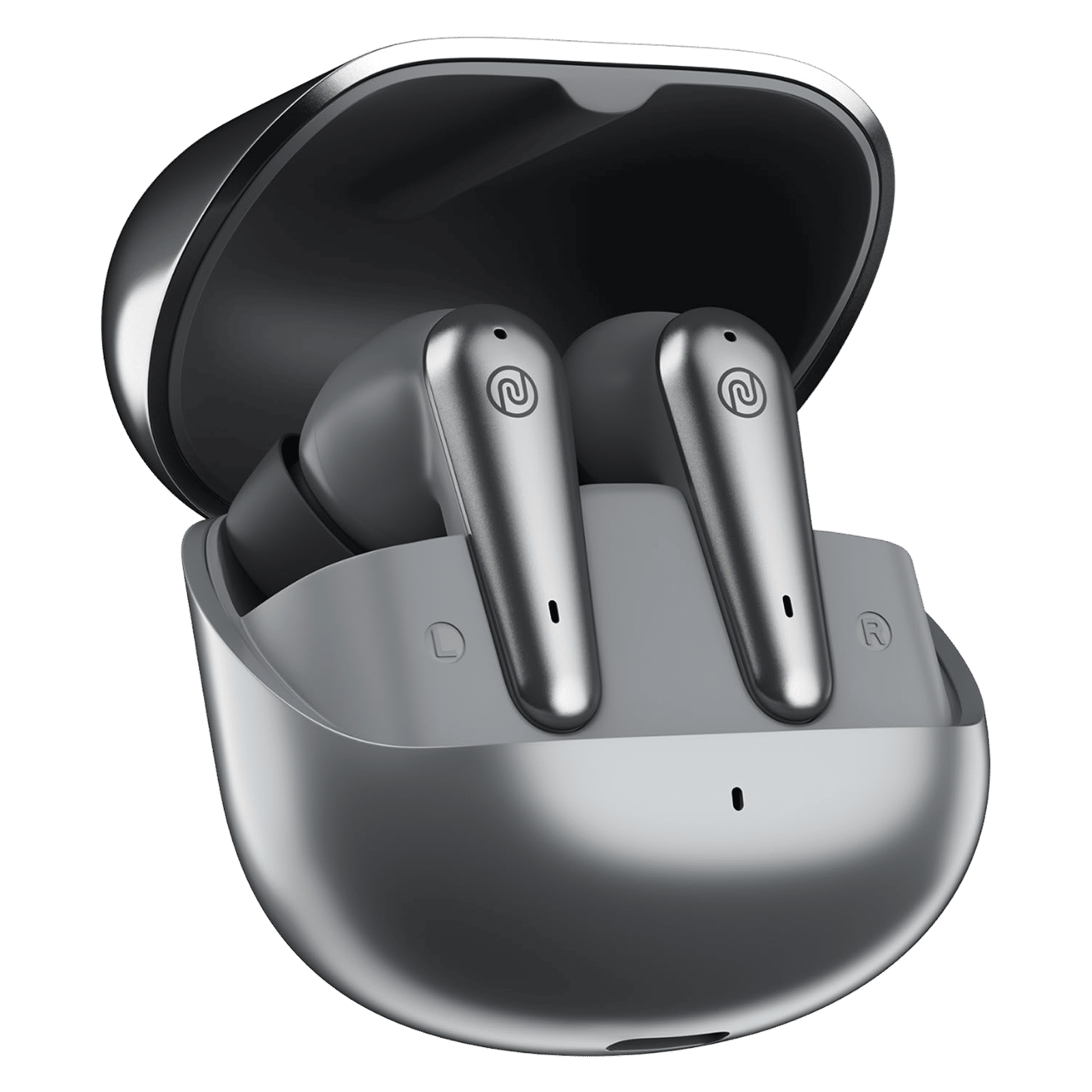noise Buds X Prime TWS Earbuds with Environmental Noise Cancellation (IPX5 Water Resistant, Fast Charge, Silver Grey)
