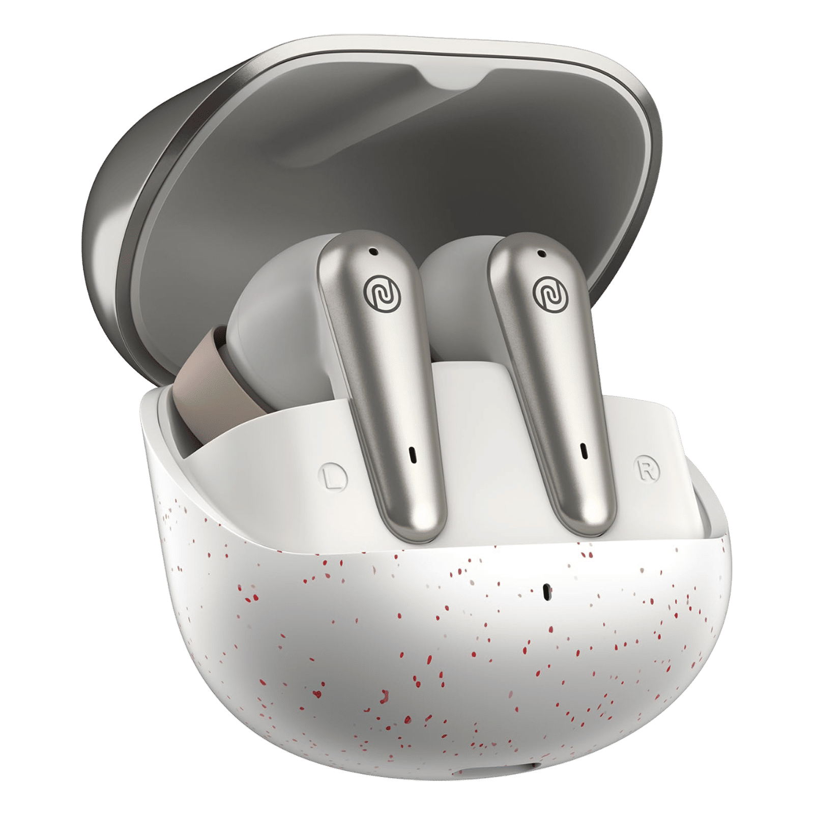 noise Buds X Prime TWS Earbuds with Environmental Noise Cancellation (IPX5 Water Resistant, Fast Charge, Champagne White)