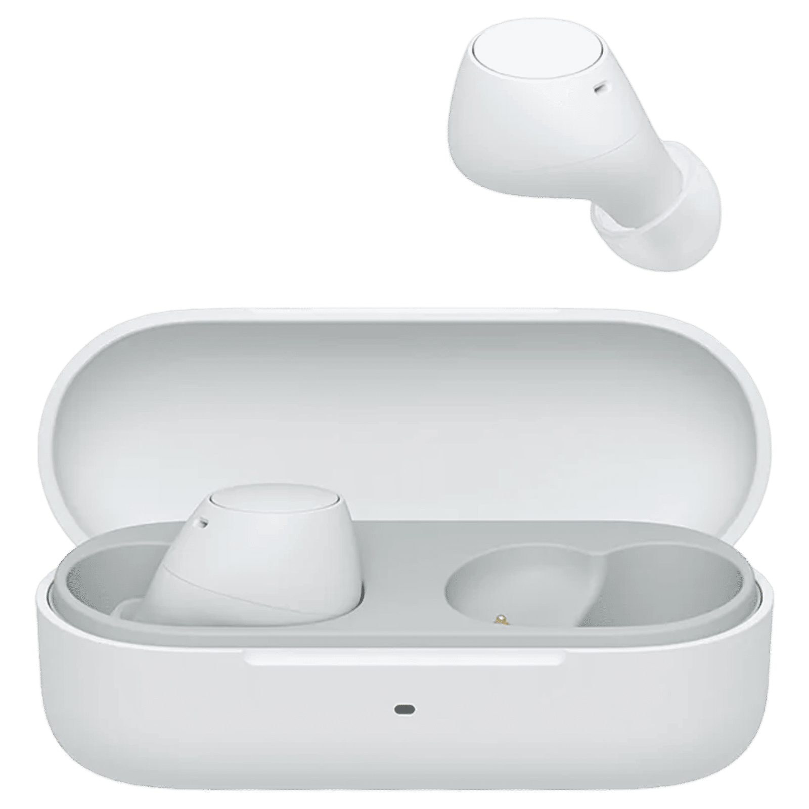 SONY WF-C510 TWS Earbuds (IPX4 Waterproof, Siri & Google Voice Assistant, White)