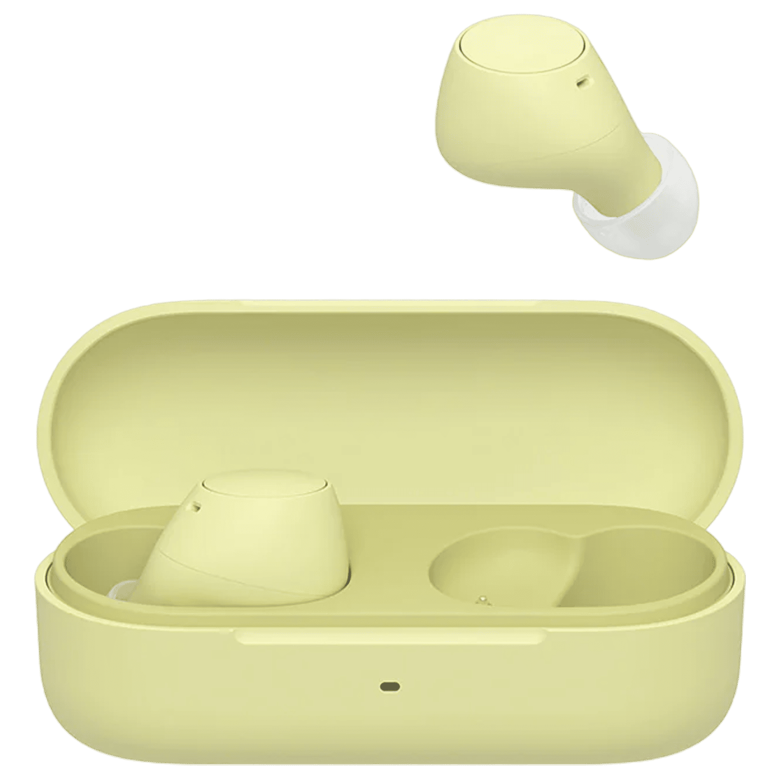 SONY WF-C510 TWS Earbuds (IPX4 Waterproof, Siri Voice Assistant, Yellow)