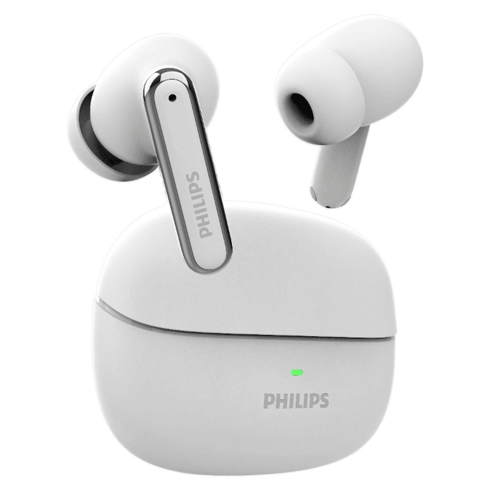 PHILIPS 1000 Series TWS Earbuds with Active Noise Cancellation (13mm Driver, Bright White)