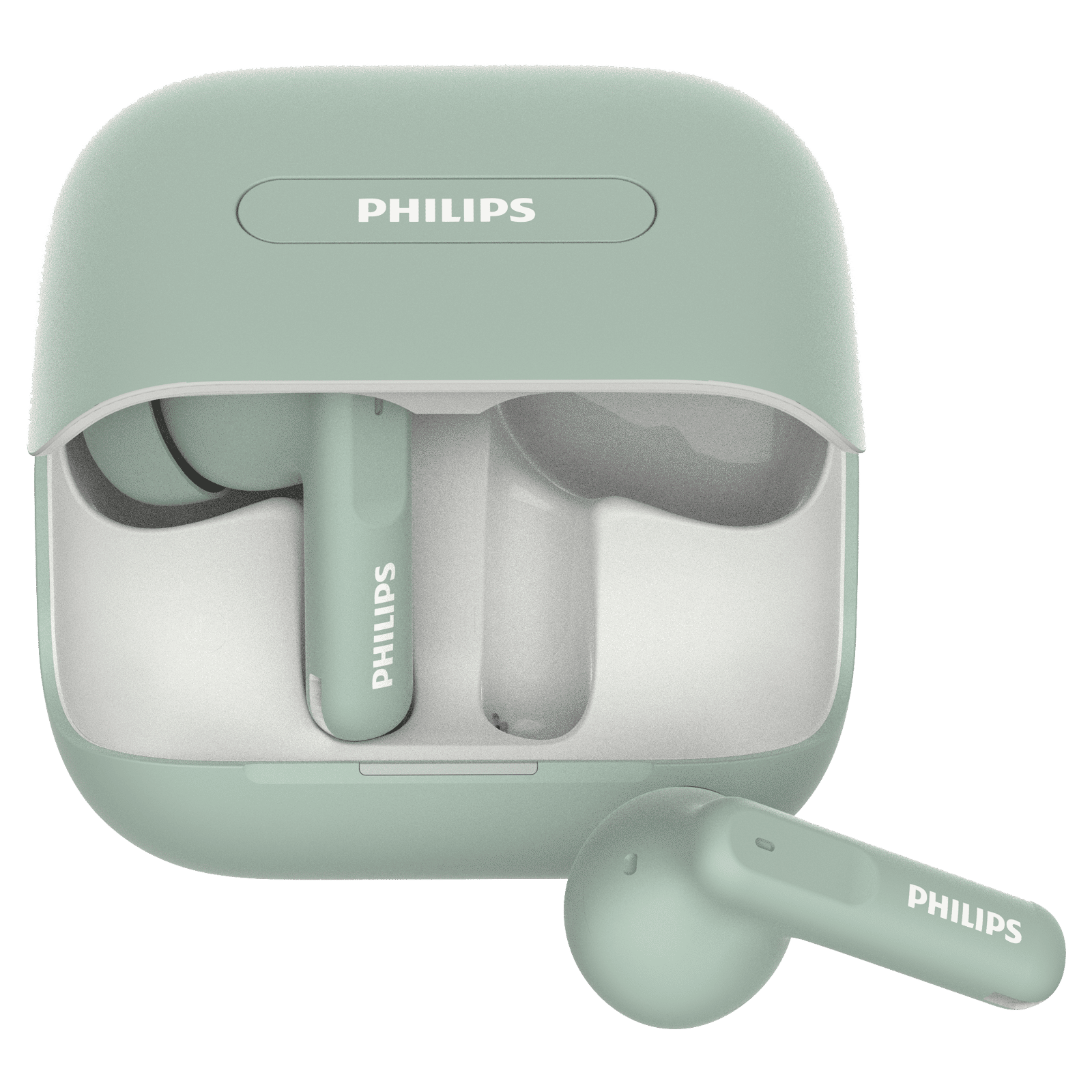 PHILIPS 1000 Series TWS Earbuds with Active Noise Cancellation (50 Hours Playtime, Frosty Green)