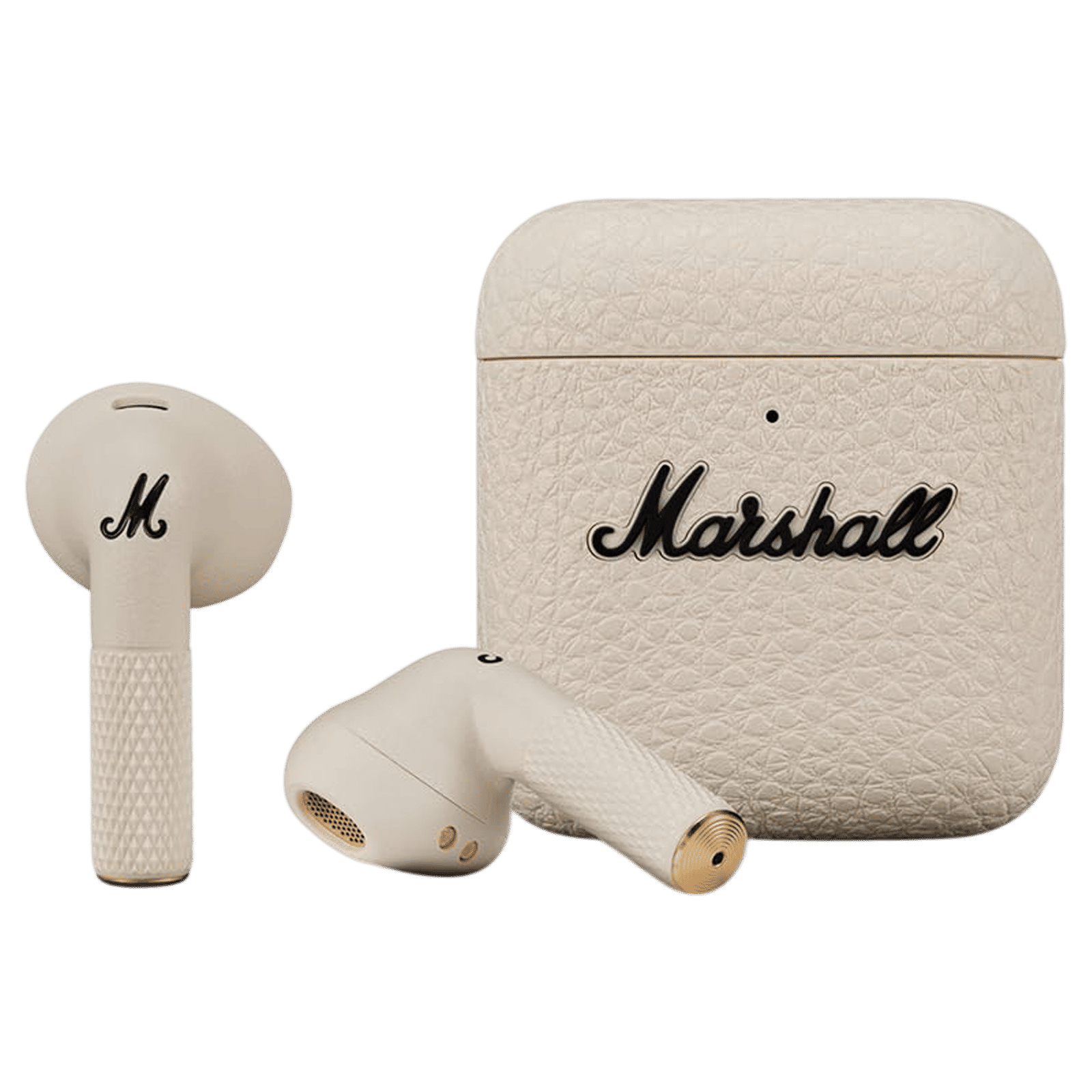 Marshall Minor IV MS-MINIVTWS-CRM TWS Earbuds (IPX4 Water Resistant, 30 Plus Hours of Playtime, Cream)