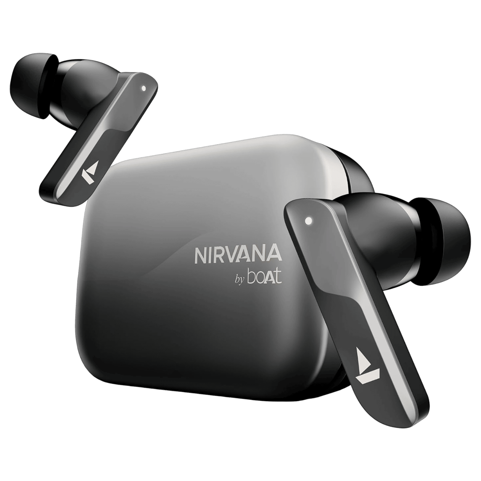 boAt Nirvana X TWS Earbuds with AI Noise Cancellation (IPX5 Water Resistant, Fast Charge, Cosmic Onyx)